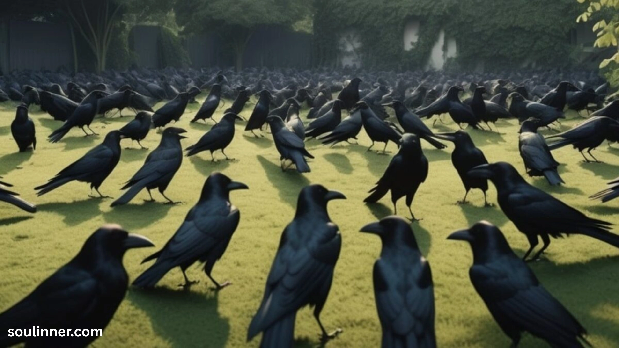 Crows Gathering in Large Numbers Spiritual Meaning