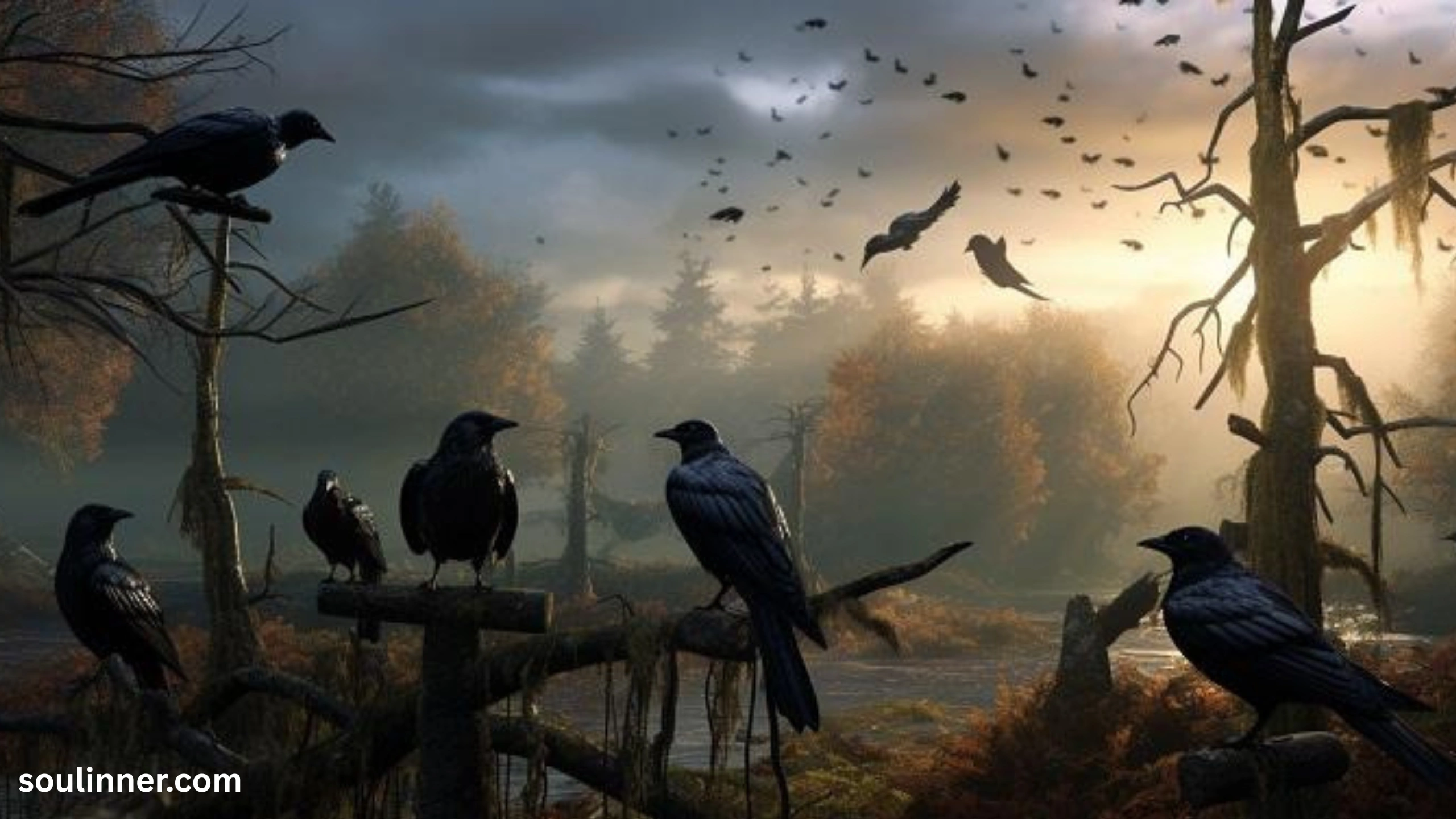 Crows Gathering in Large Numbers Spiritual Meaning