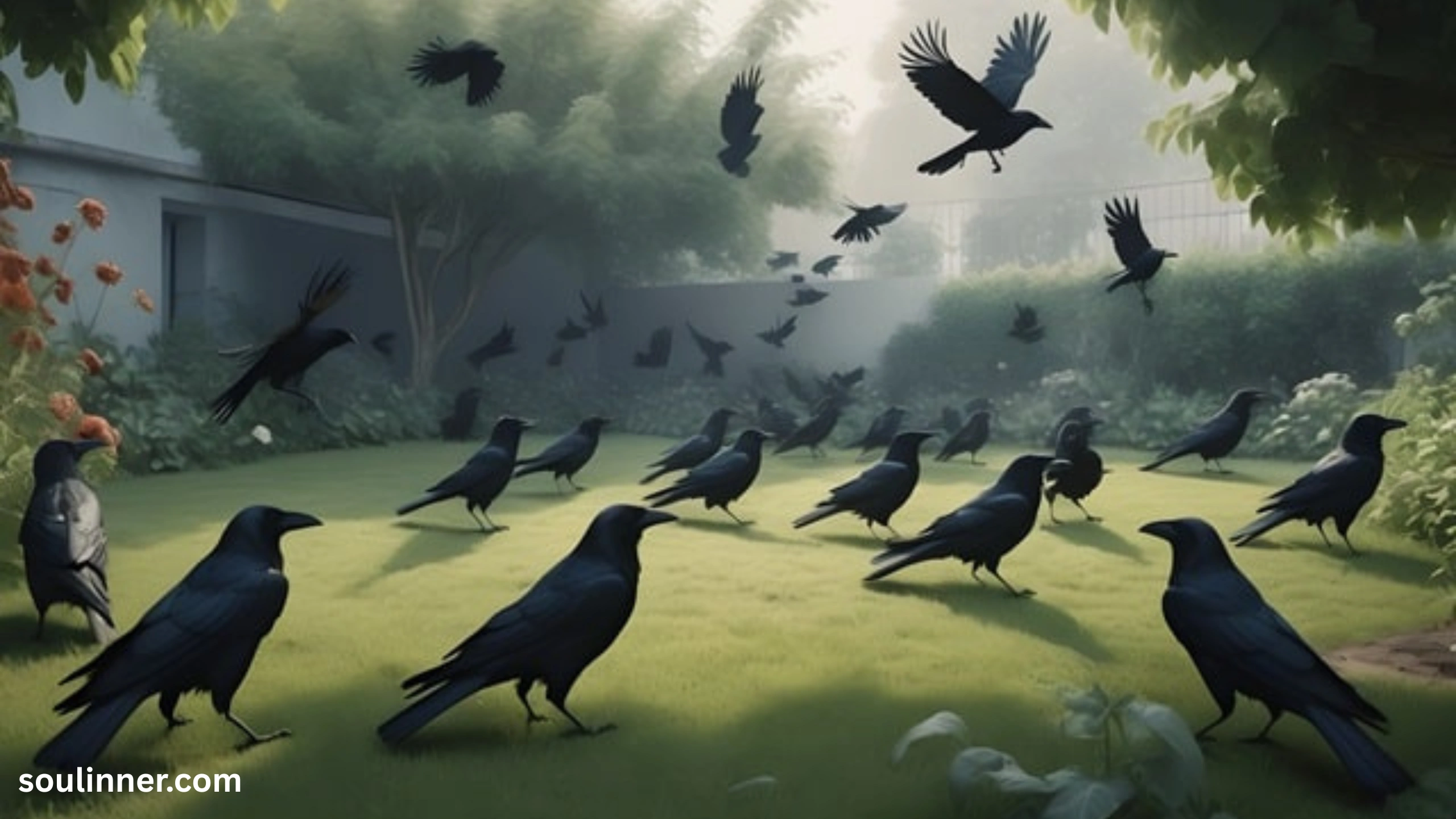 Crows Gathering in Large Numbers Spiritual Meaning