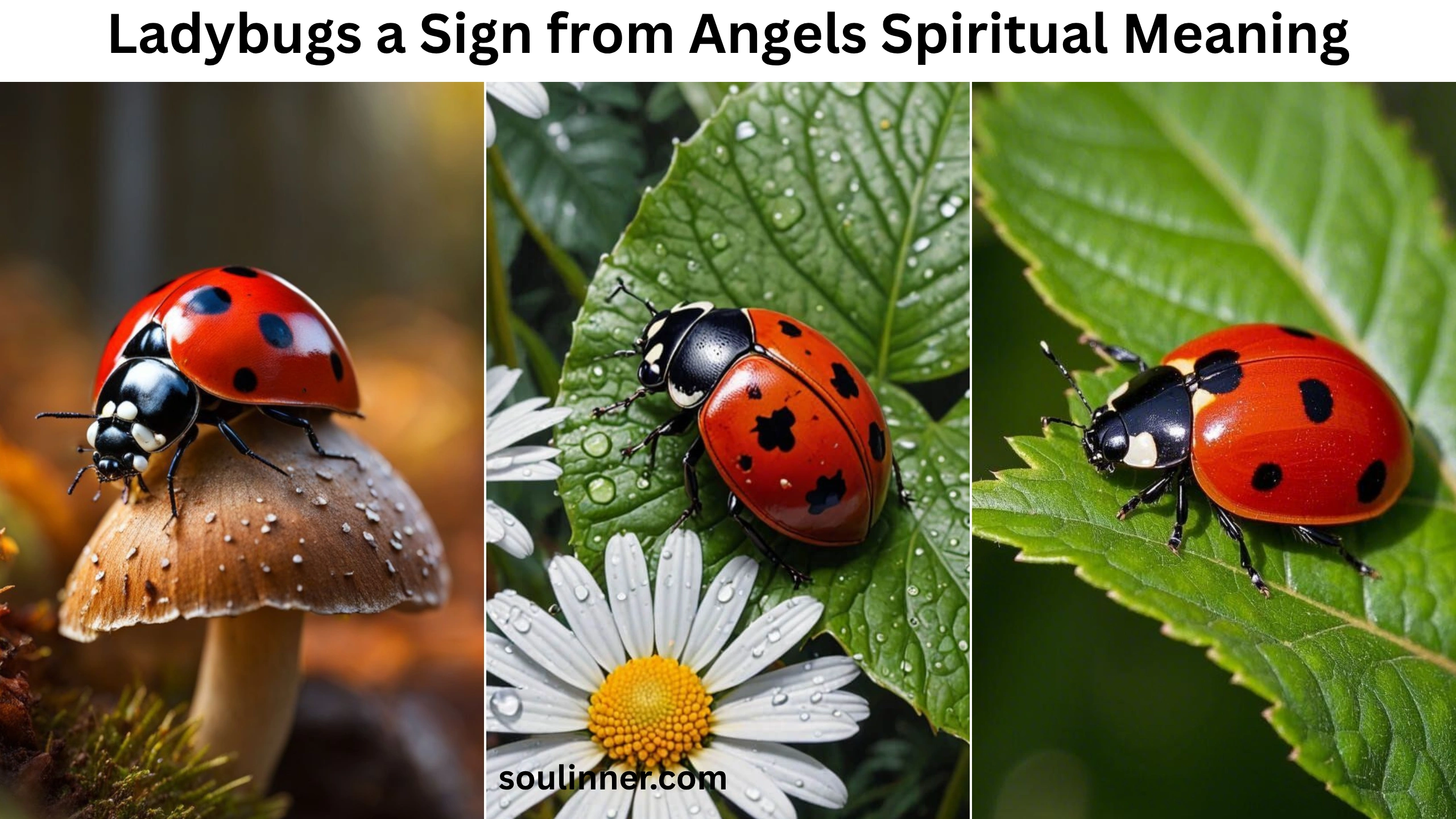 Ladybugs a Sign from Angels Spiritual Meaning