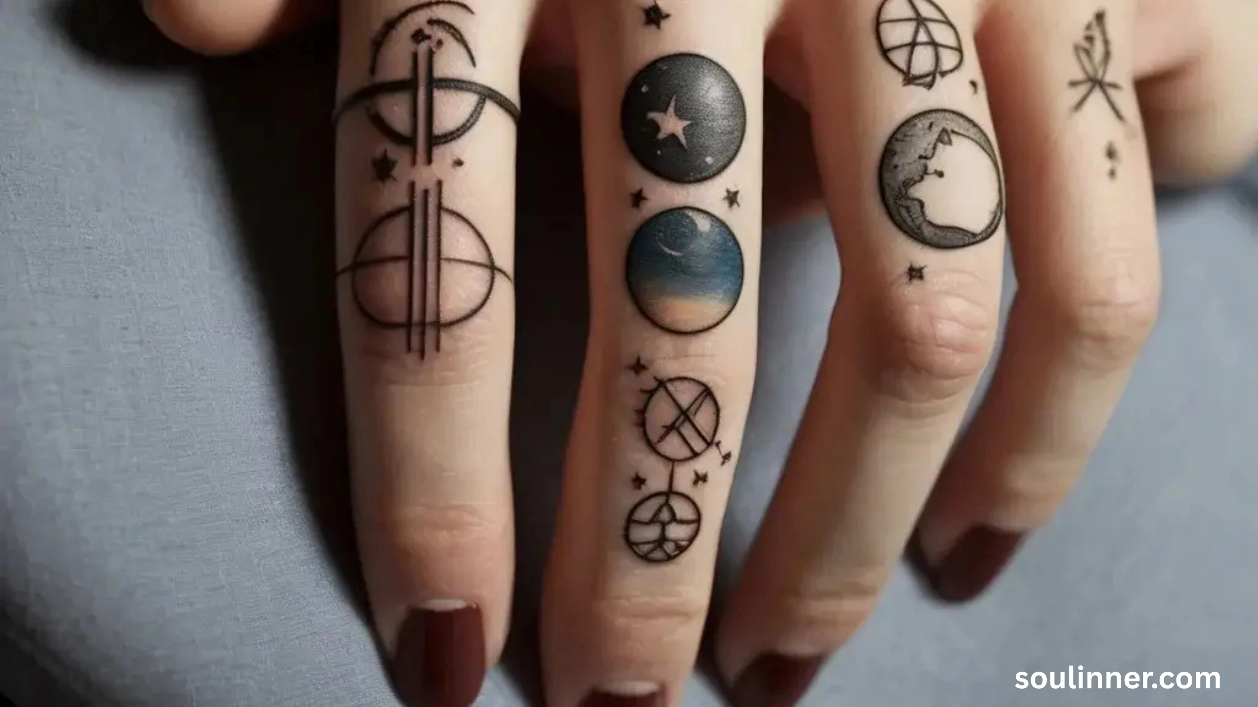 Spiritual Finger Tattoos