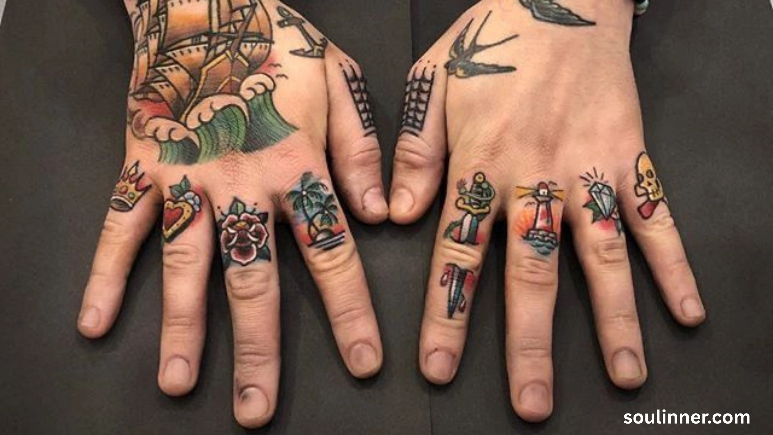 Spiritual Finger Tattoos 