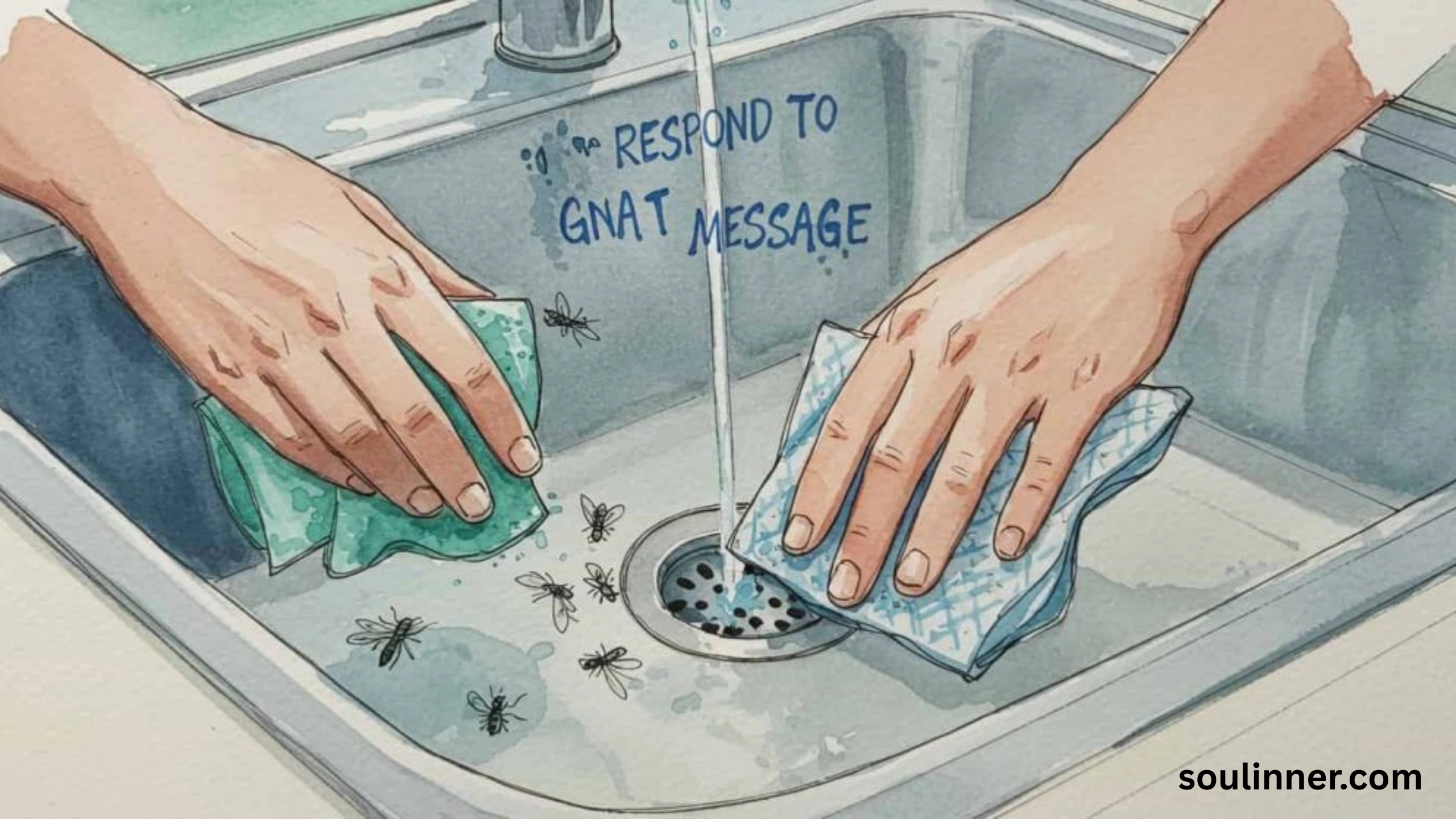 spiritual meaning of gnats in your house