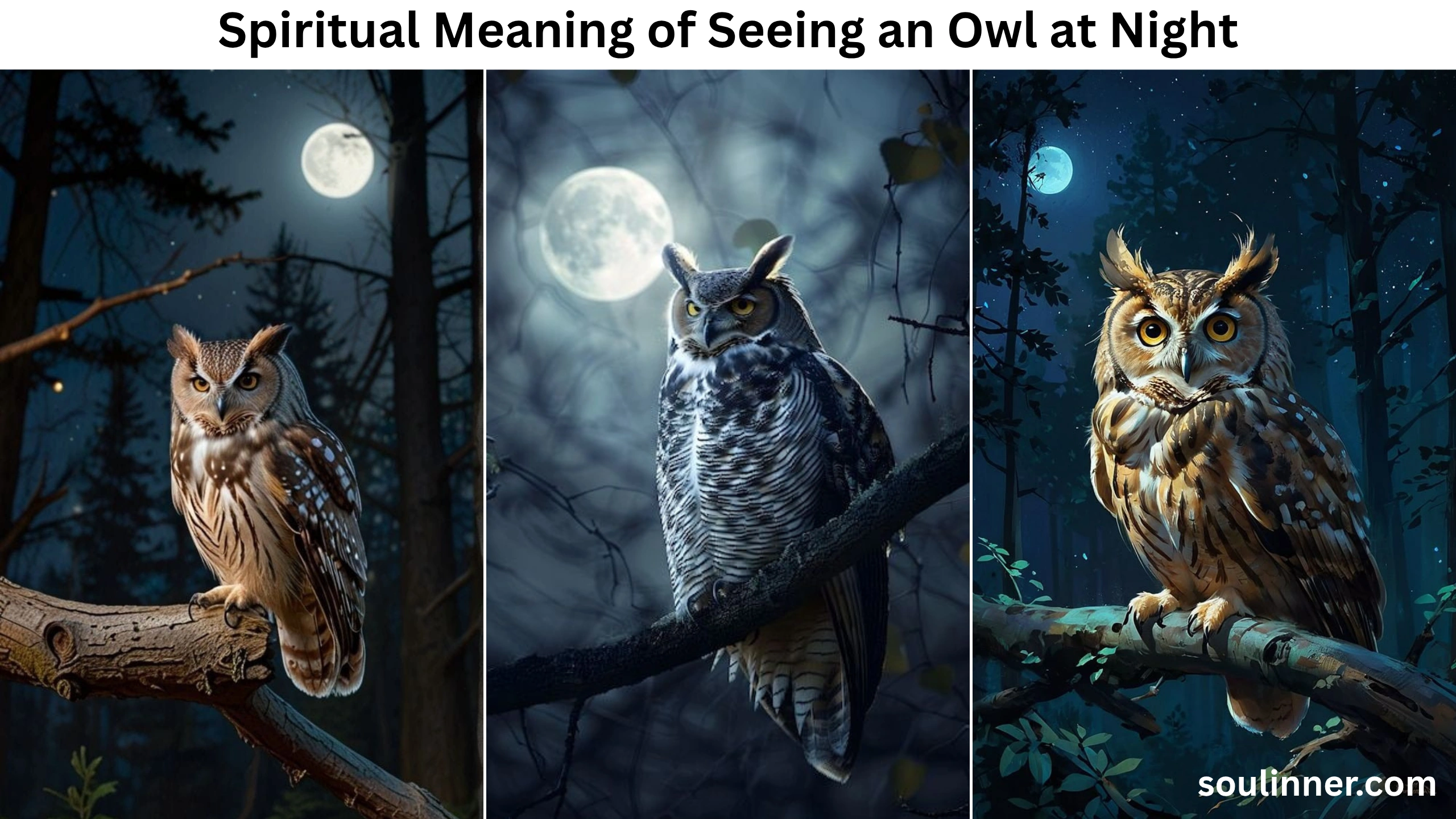spiritual meaning of seeing an owl at night
