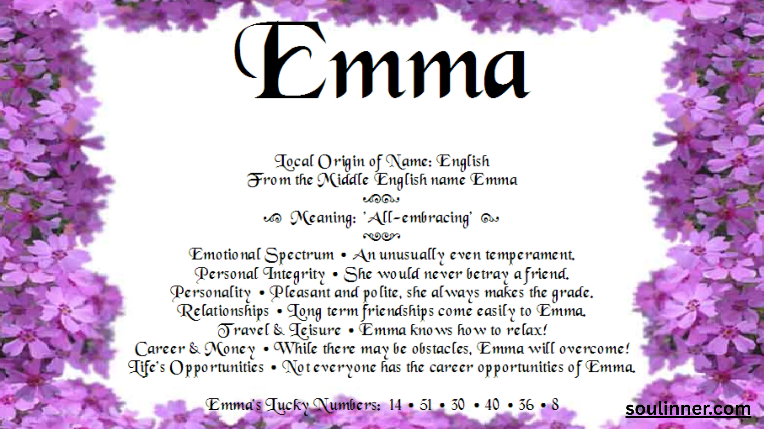 spiritual meaning of the name emma