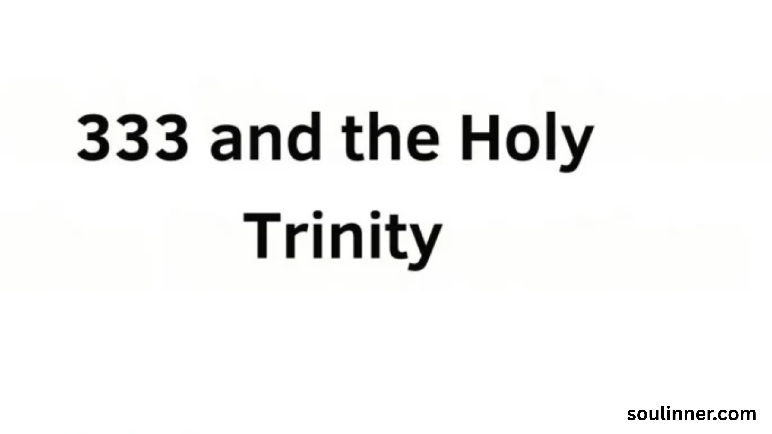 333 Meaning from God