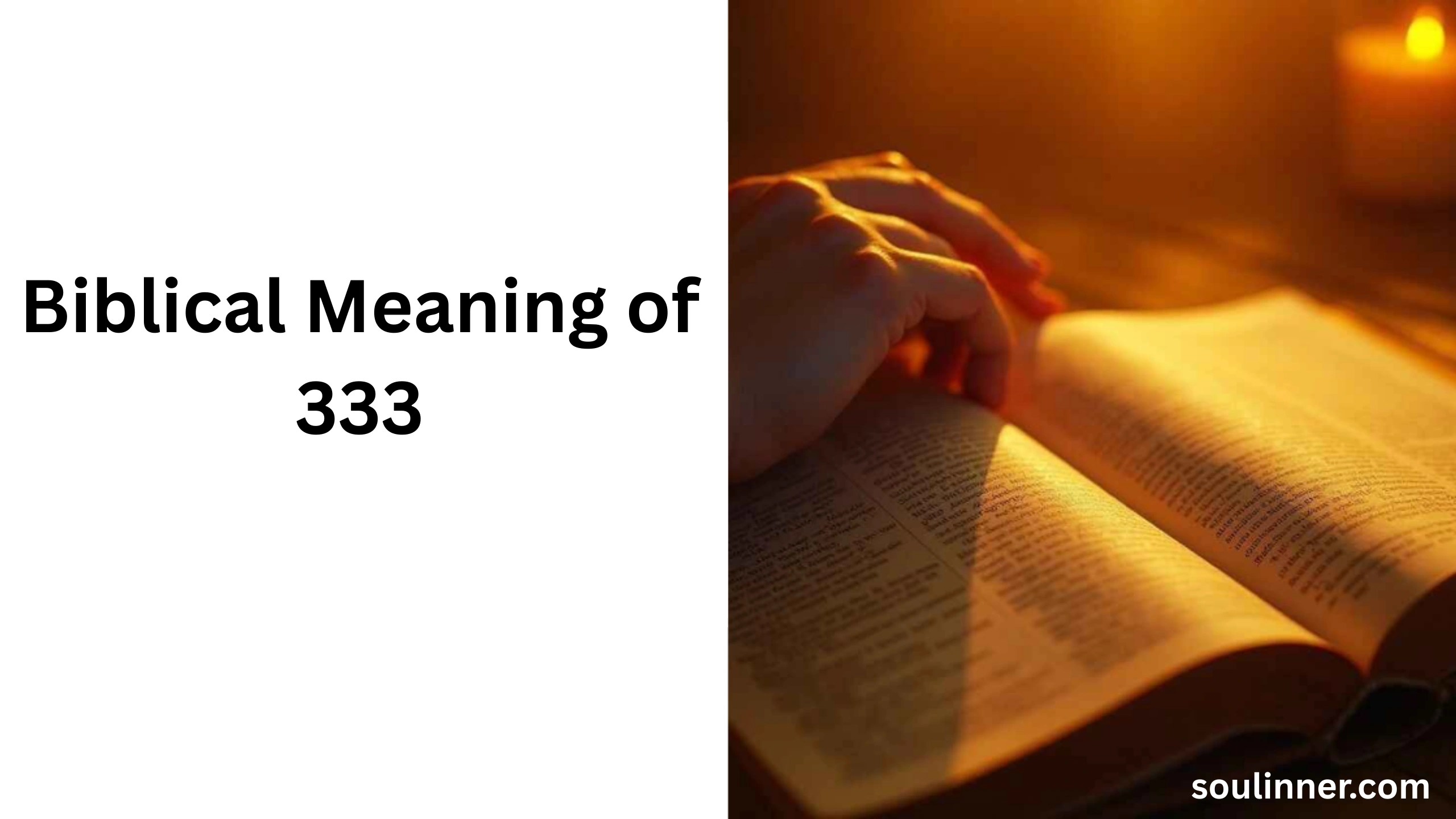 333 Meaning from God in the Bible