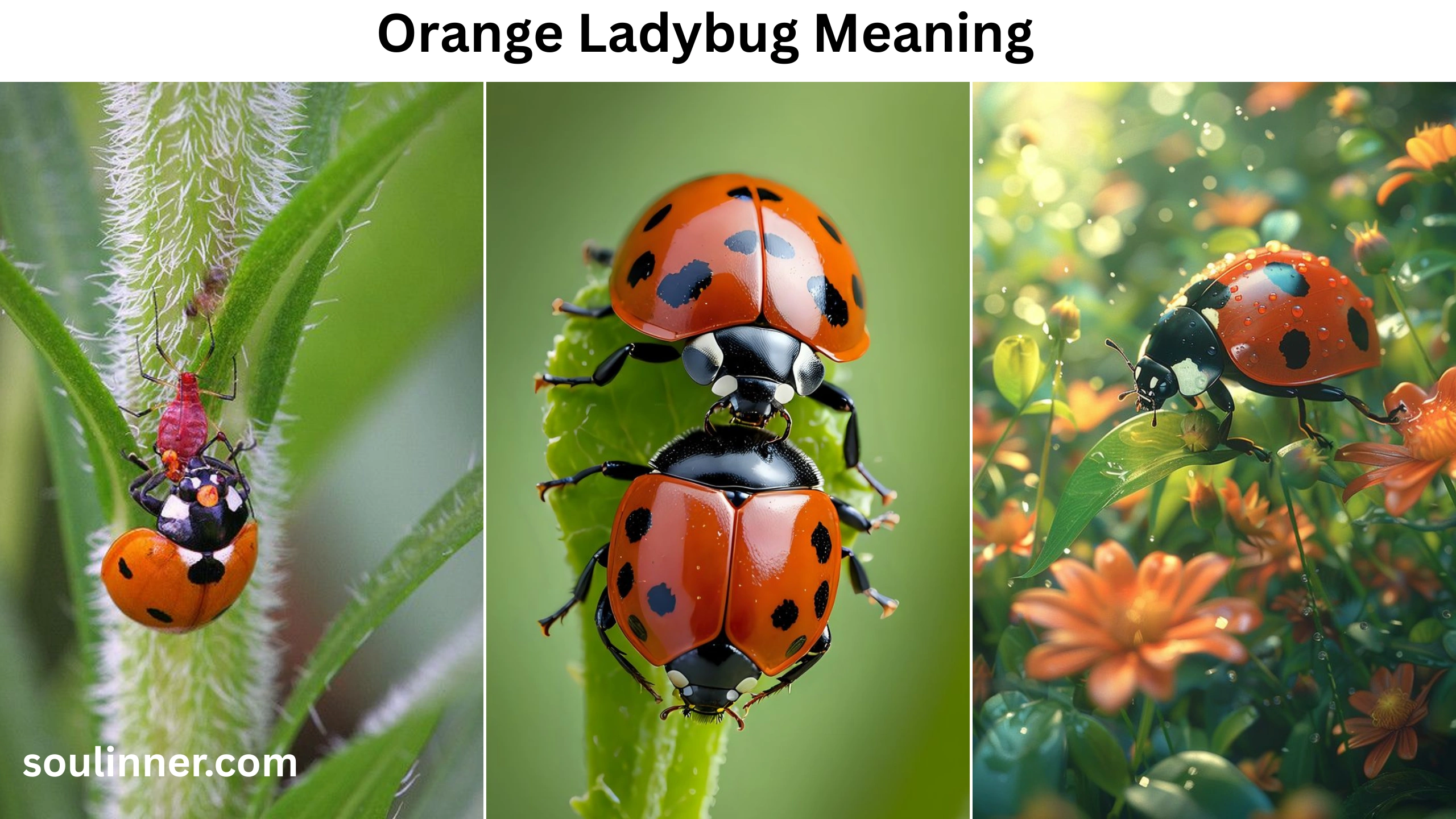 Orange Ladybug Meaning