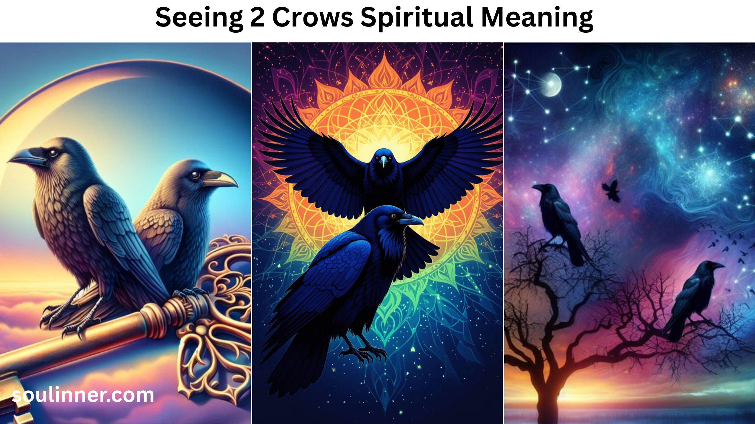 Seeing 2 Crows Spiritual Meaning
