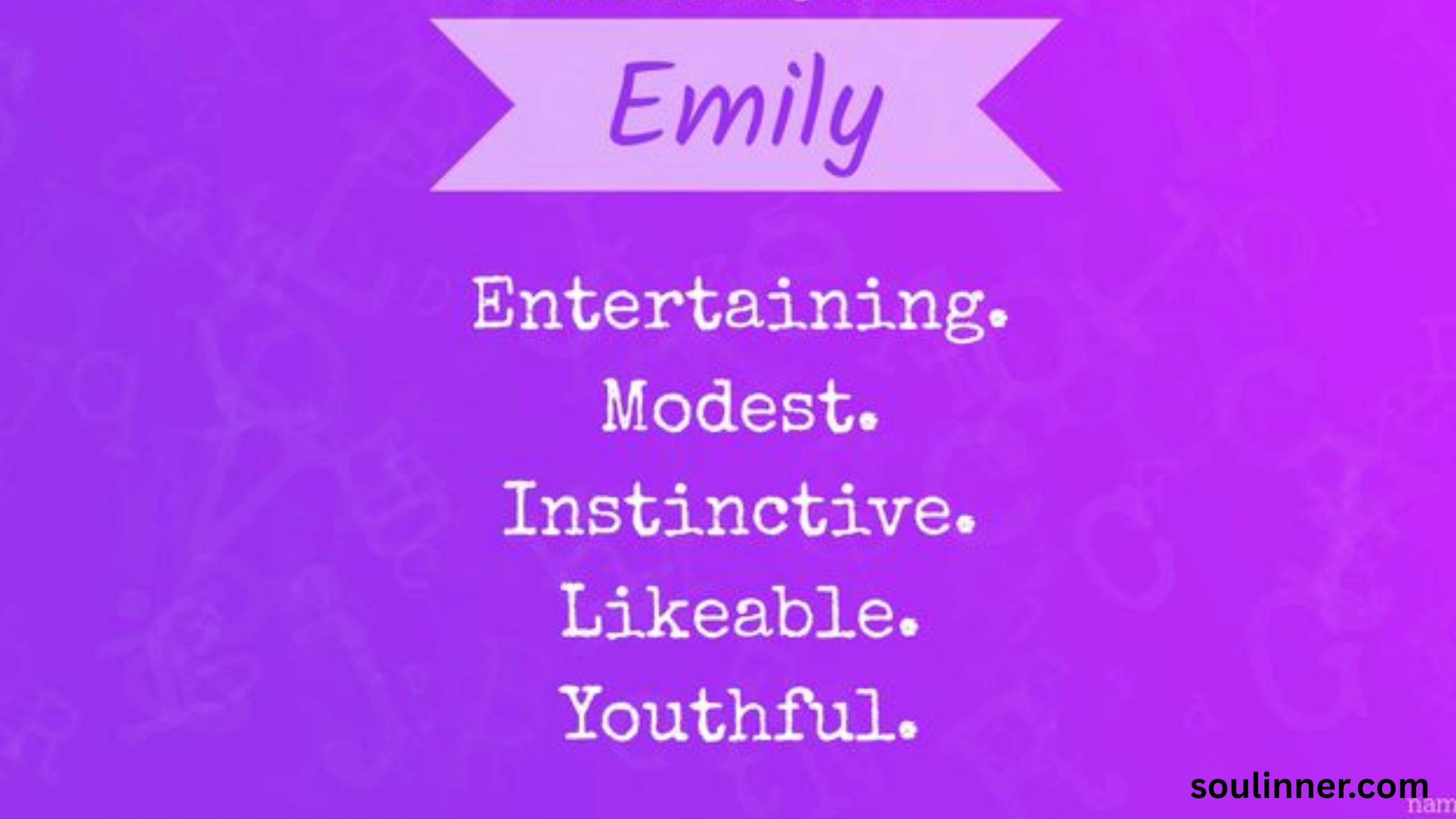 Spiritual Meaning of the Name Emily