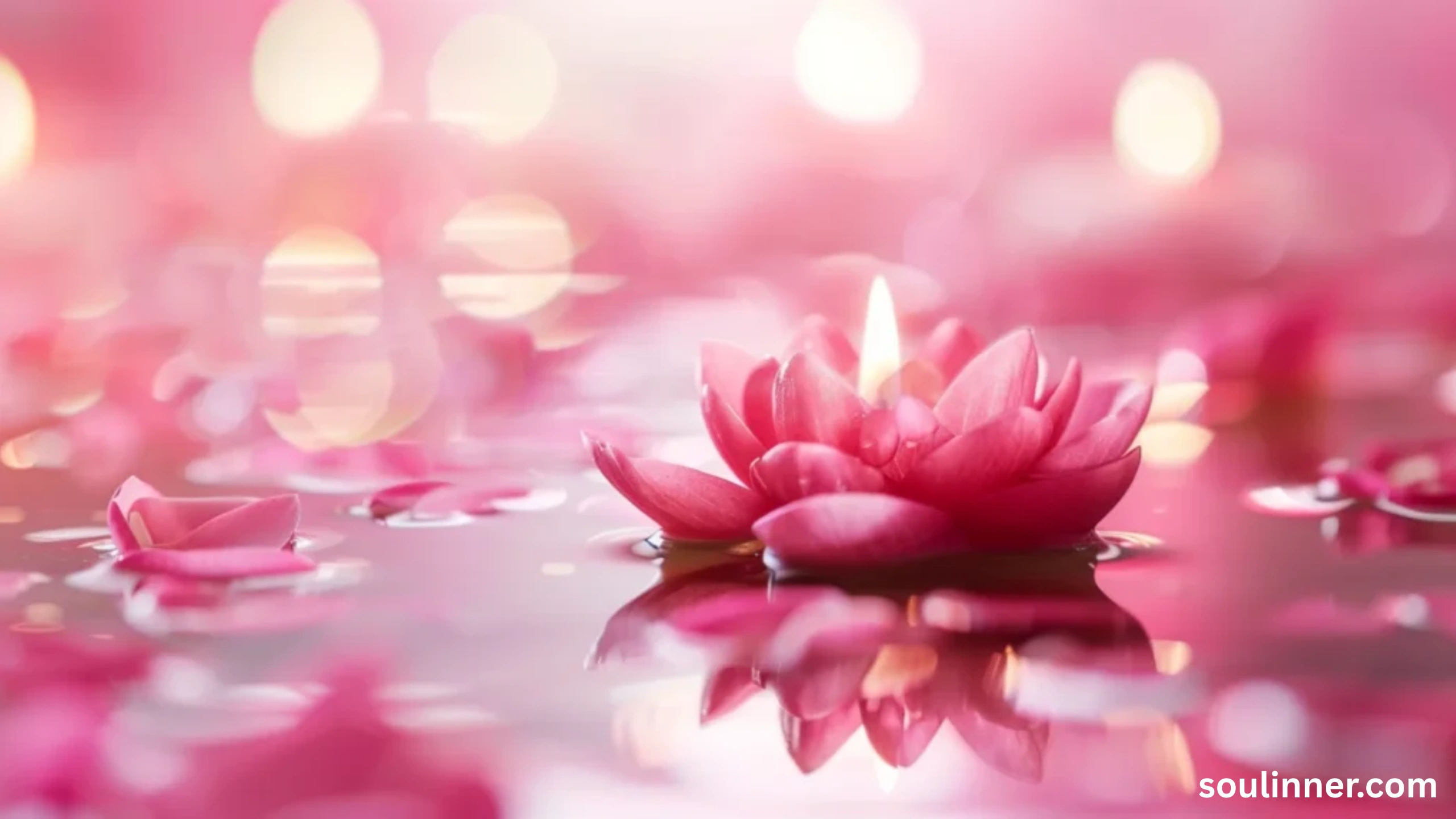 Spiritual growth with pink energy