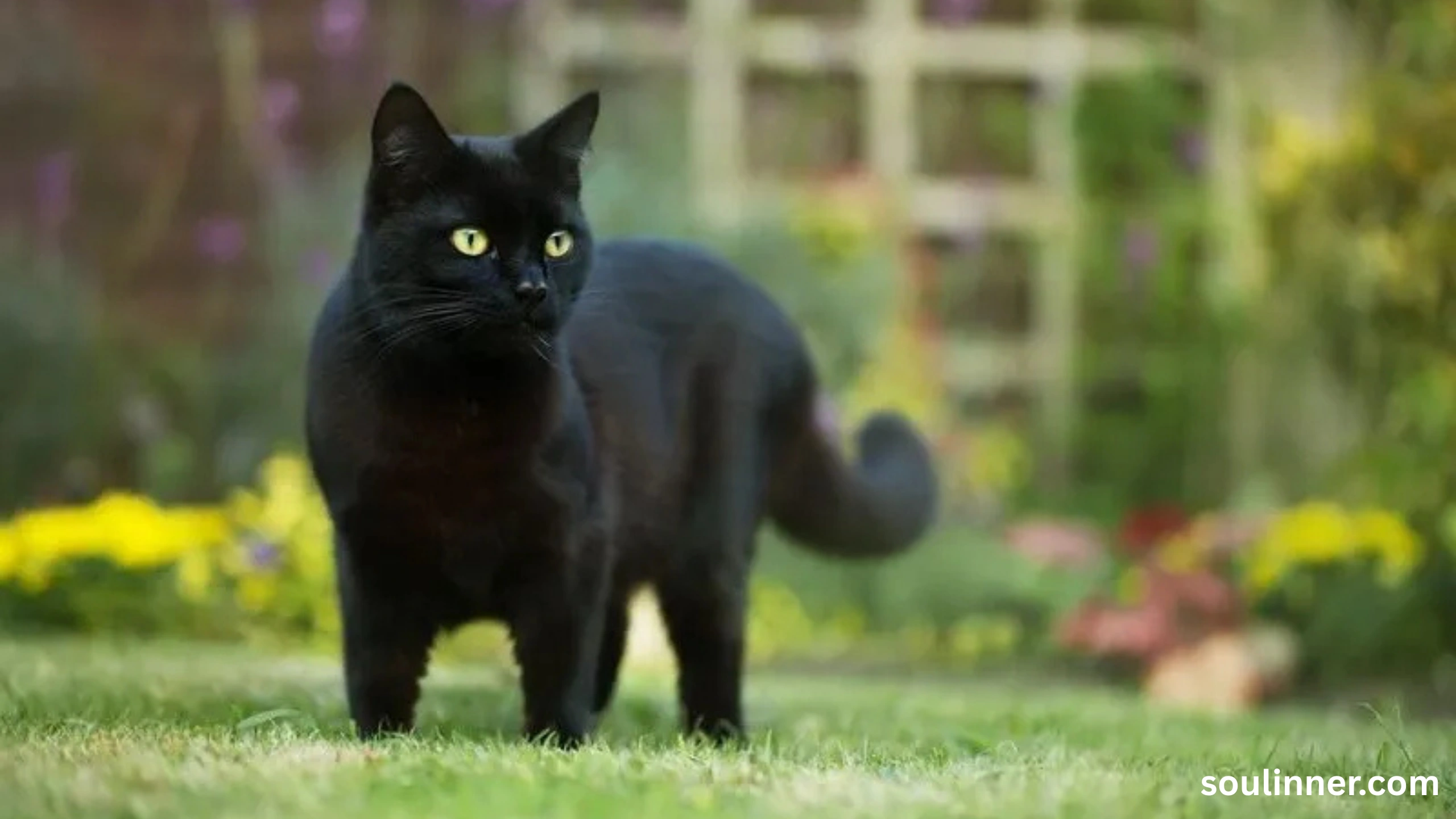 black cat with green eyes spiritual meaning