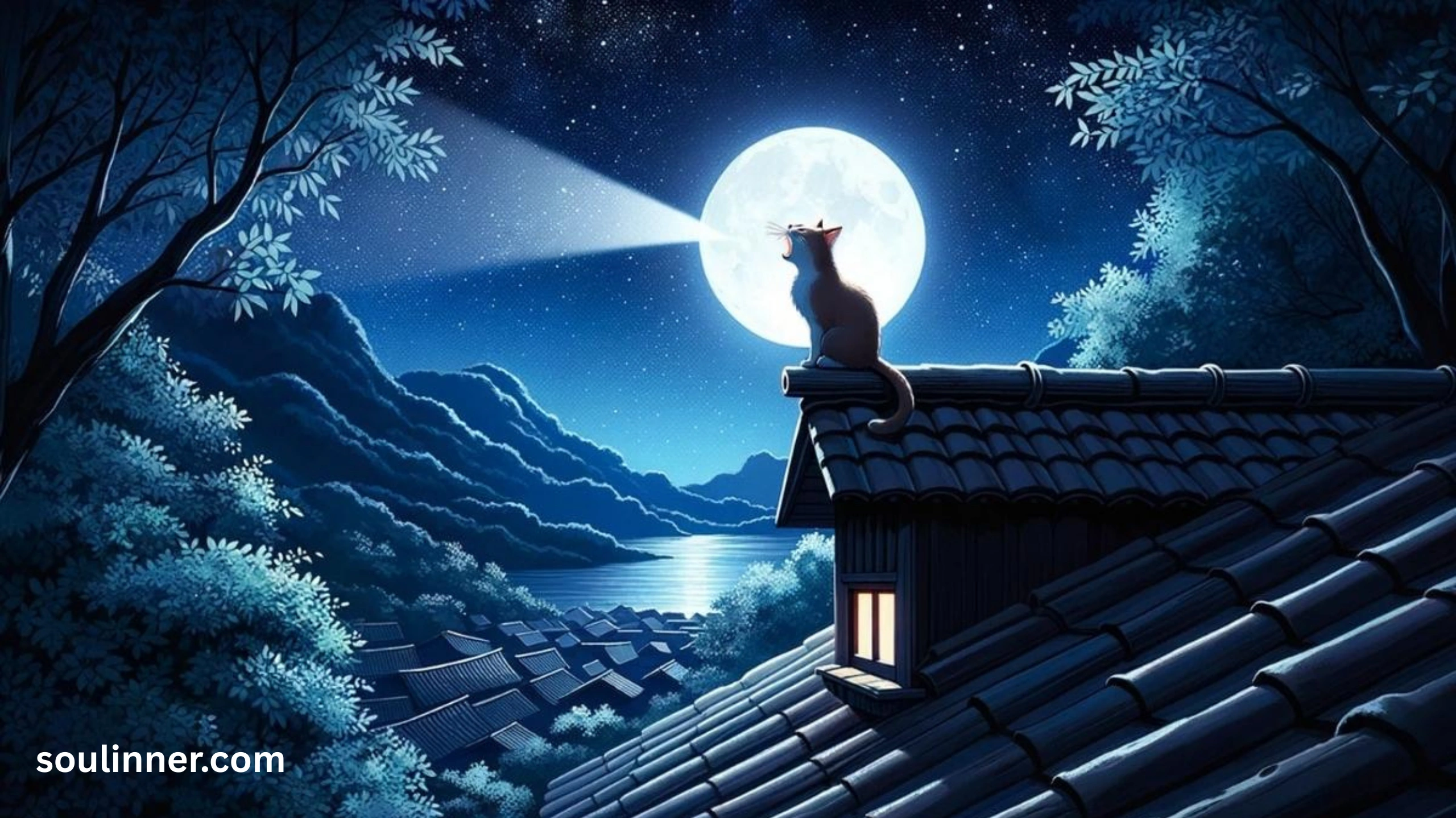 cat crying at night spiritual meaning