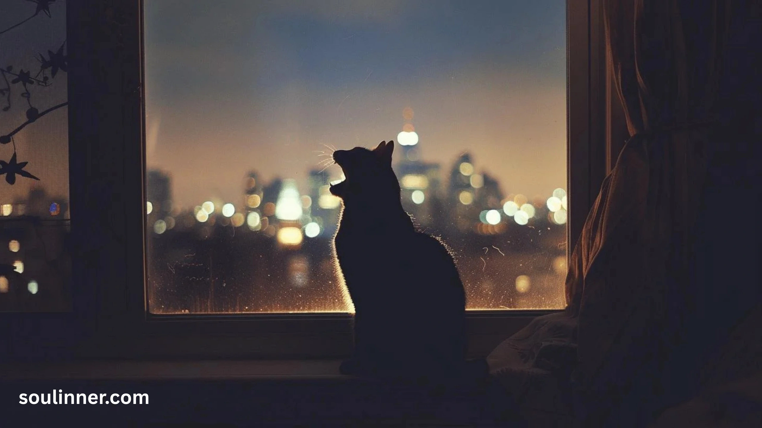 cat crying at night spiritual meaning