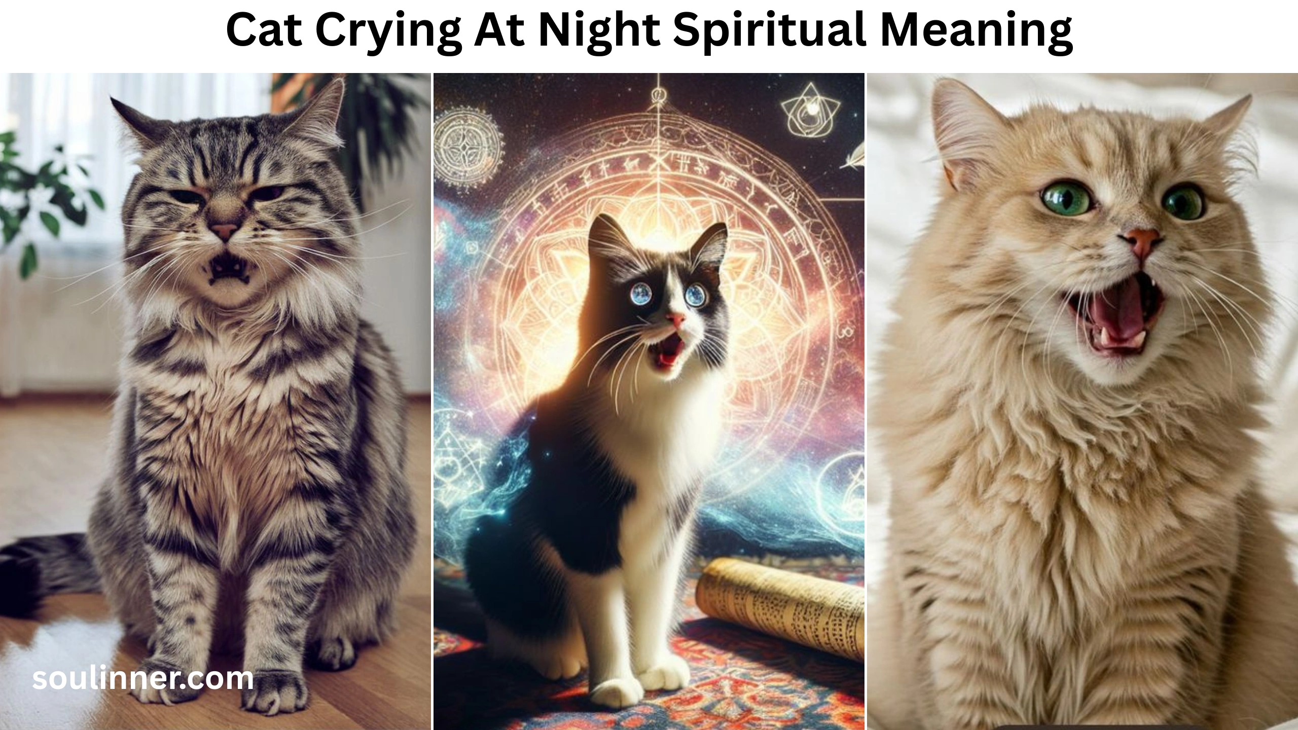 cat crying at night spiritual meaning