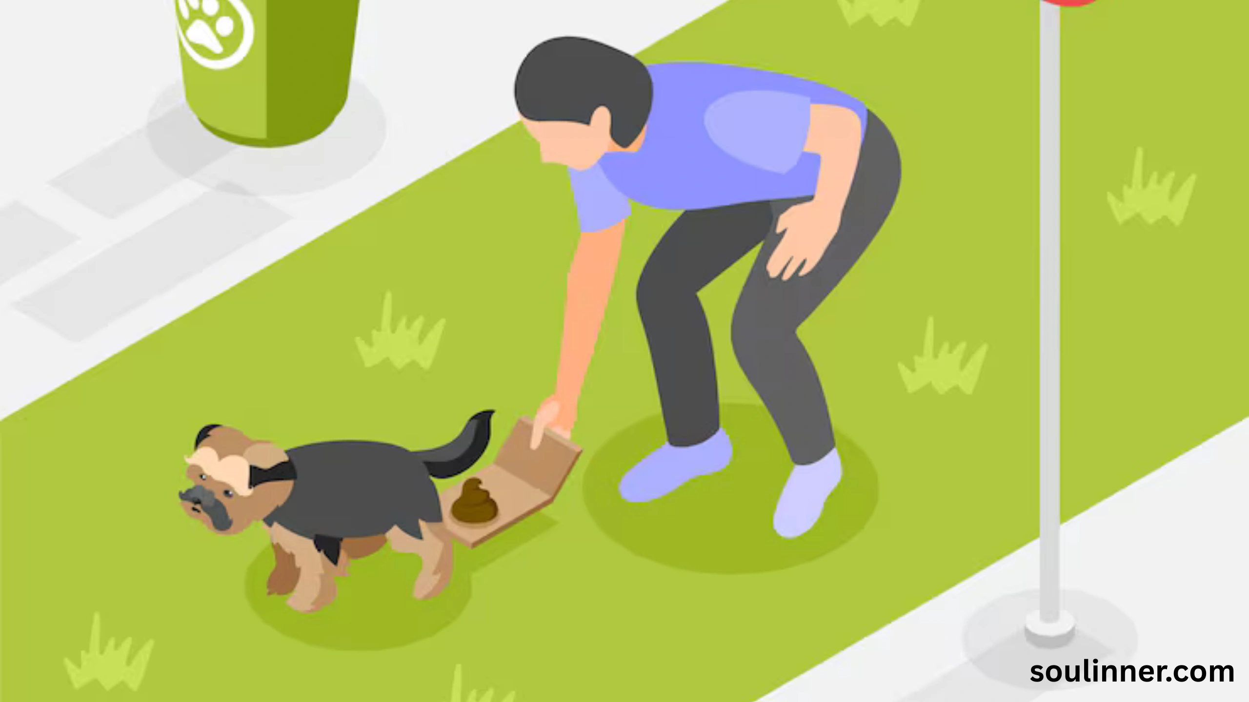 dog poop in front of my house spiritual meaning