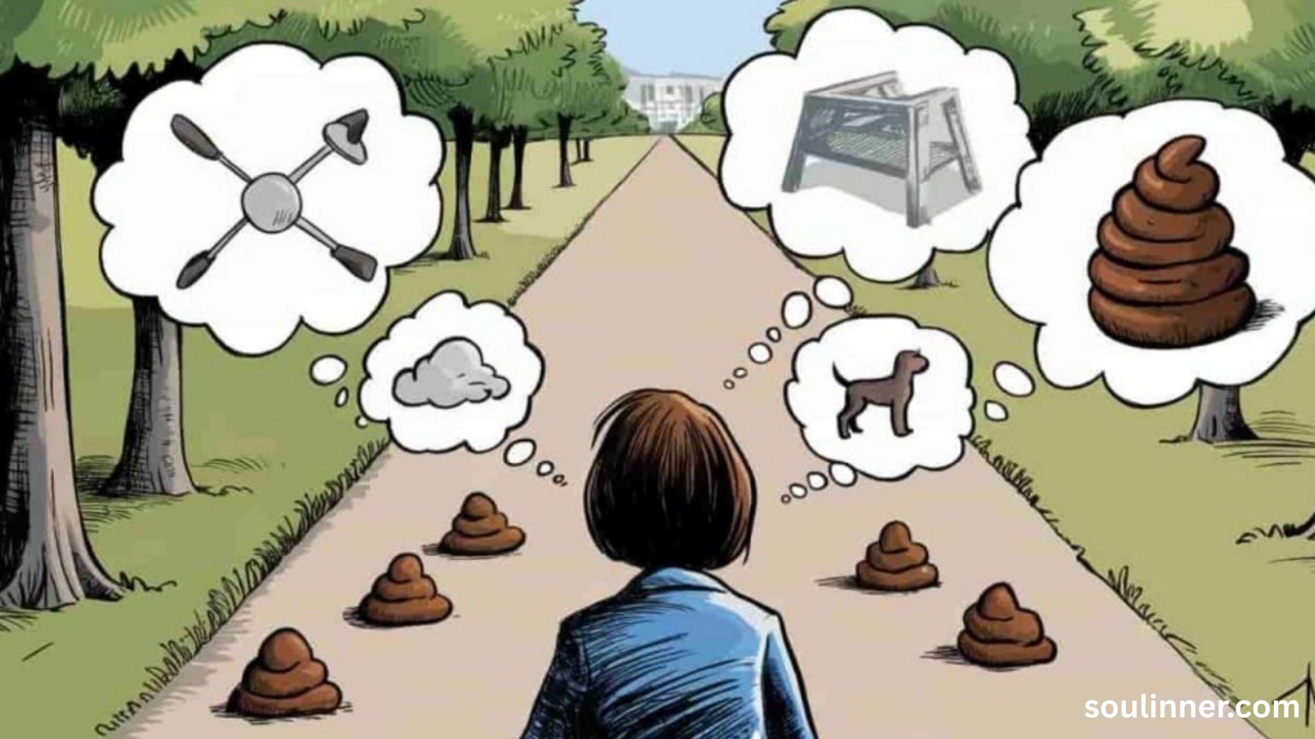 dog poop in front of my house spiritual meaning