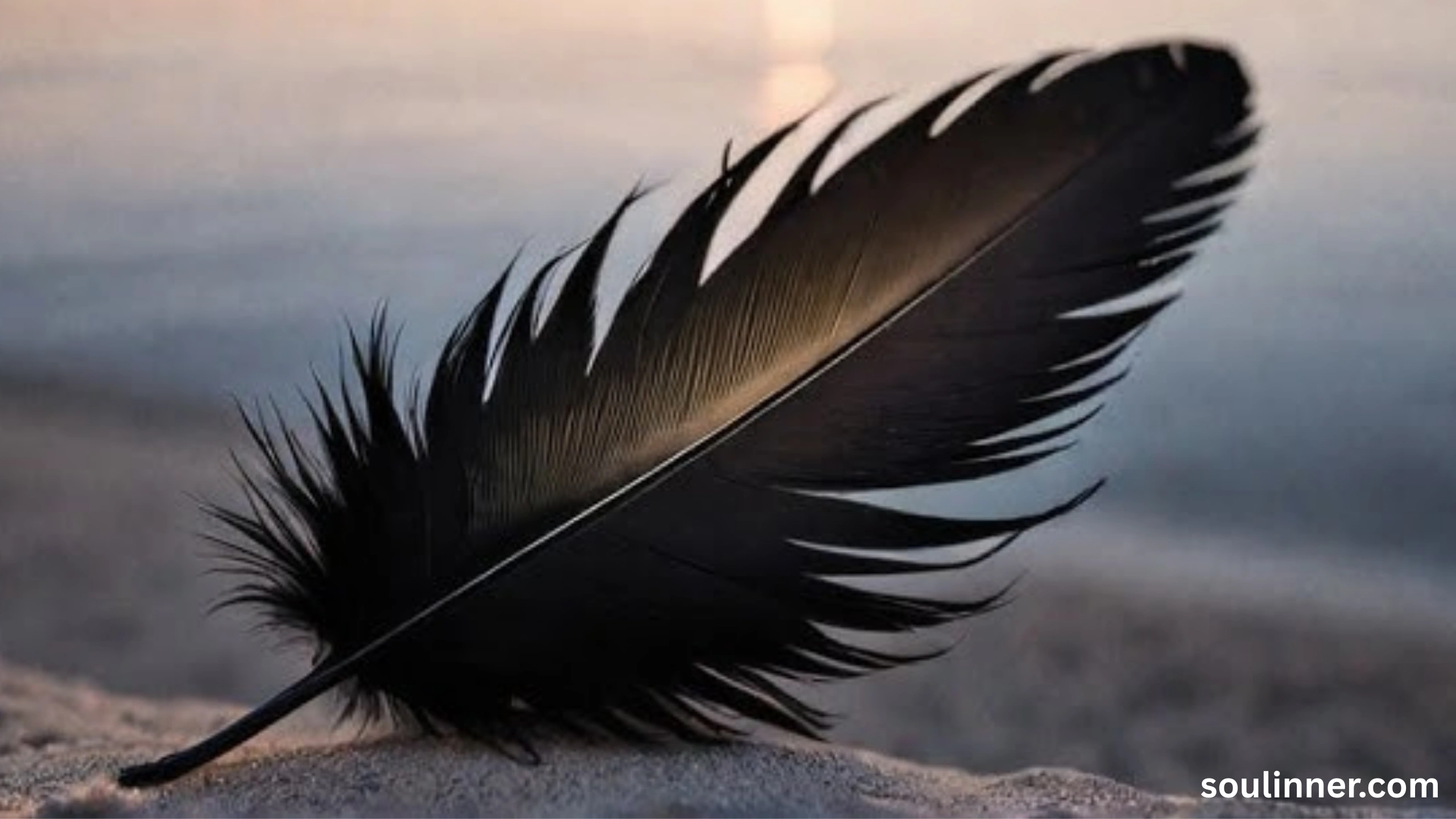 grey and black feather meaning spiritual