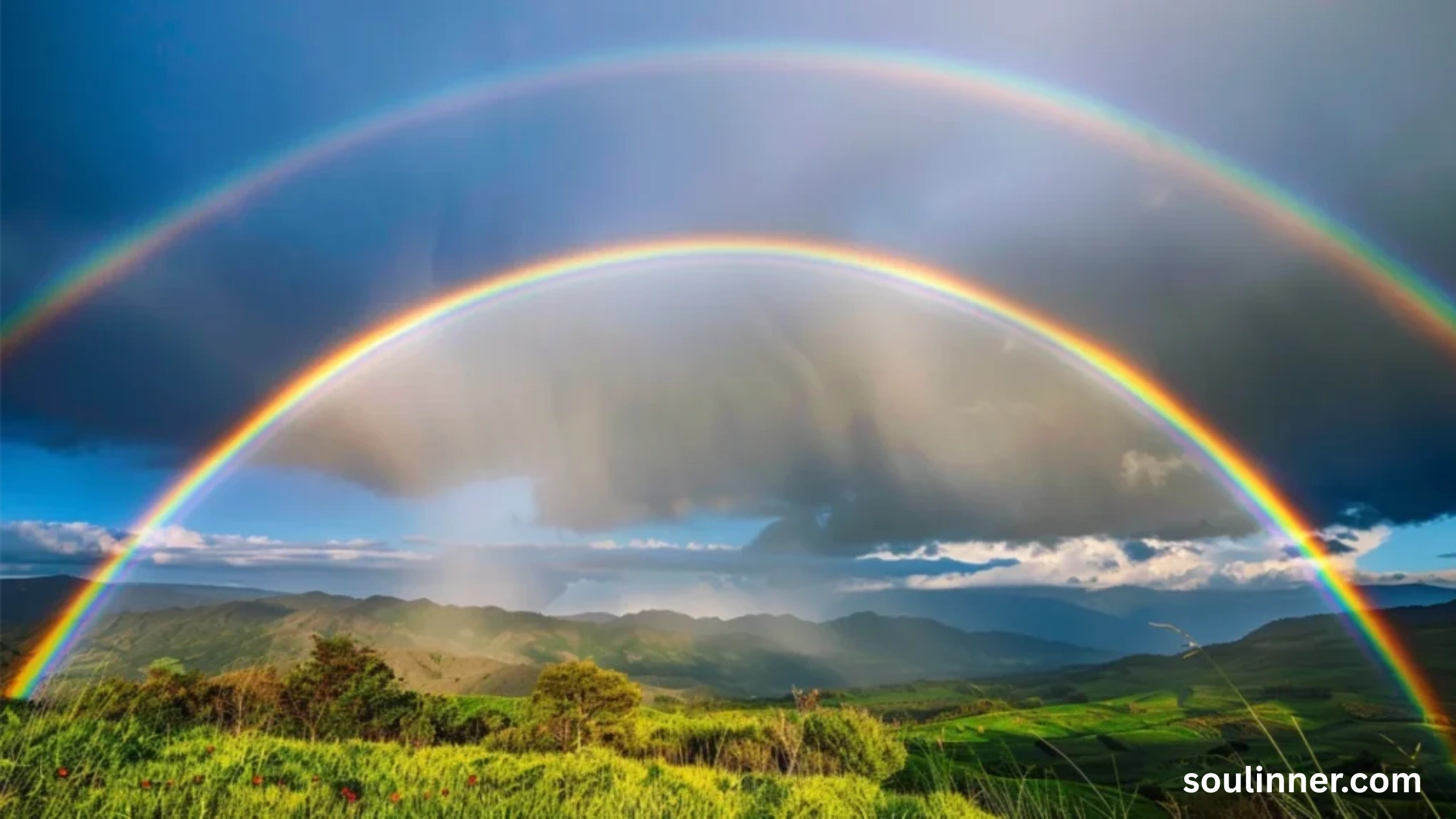 spiritual meaning of a double rainbow