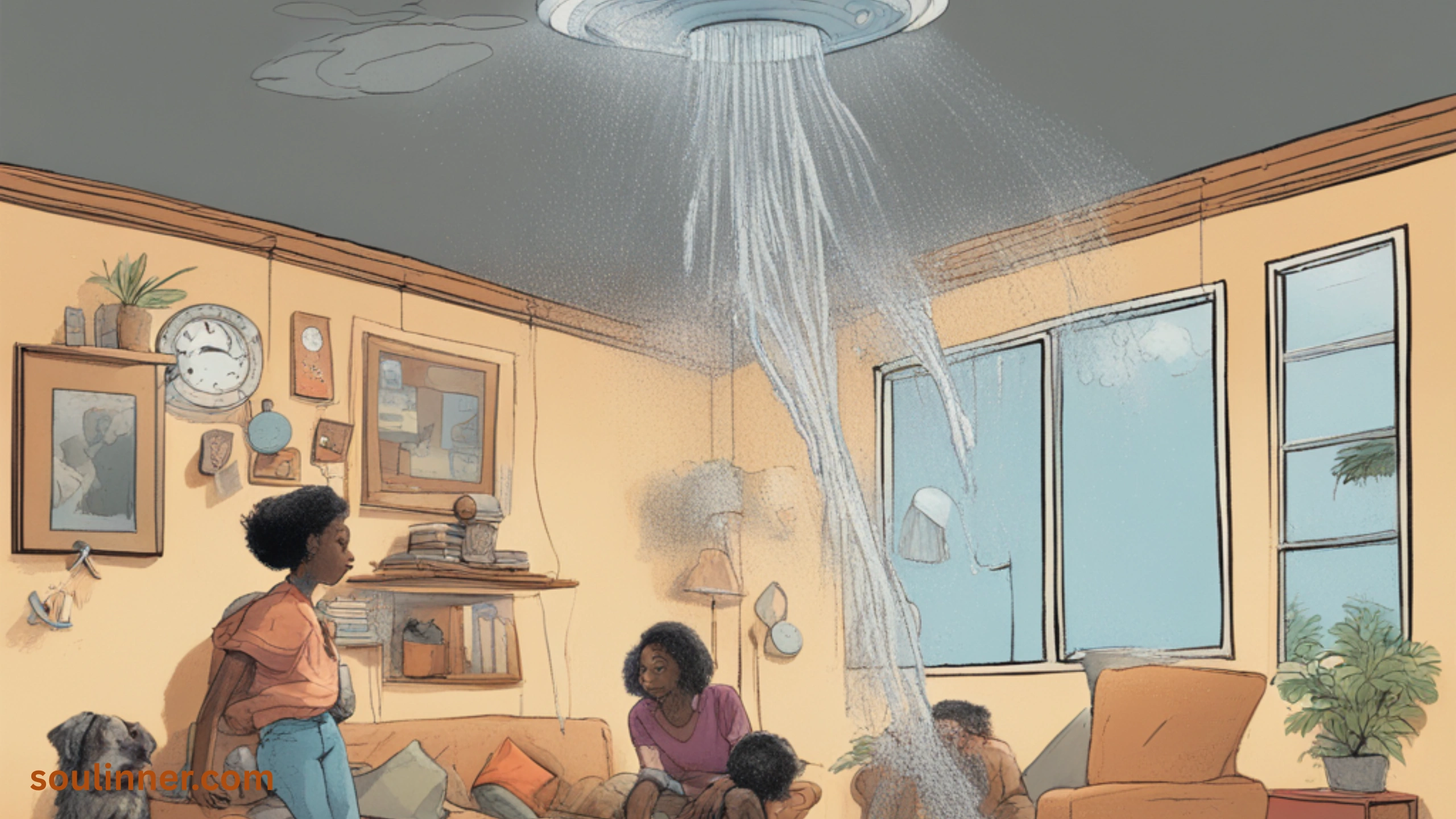spiritual meaning of a leaking roof in a dream