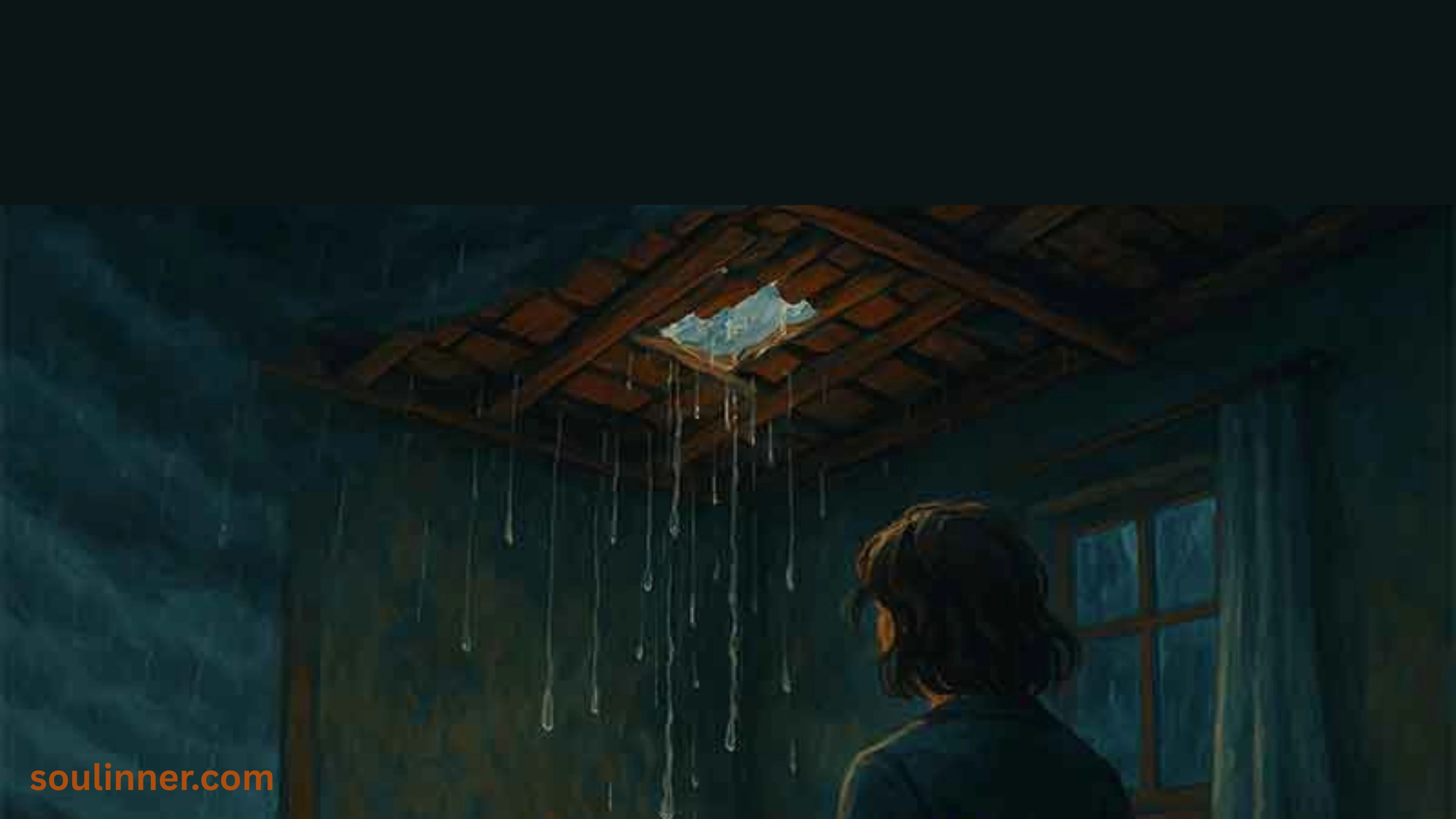 spiritual meaning of a leaking roof in a dream