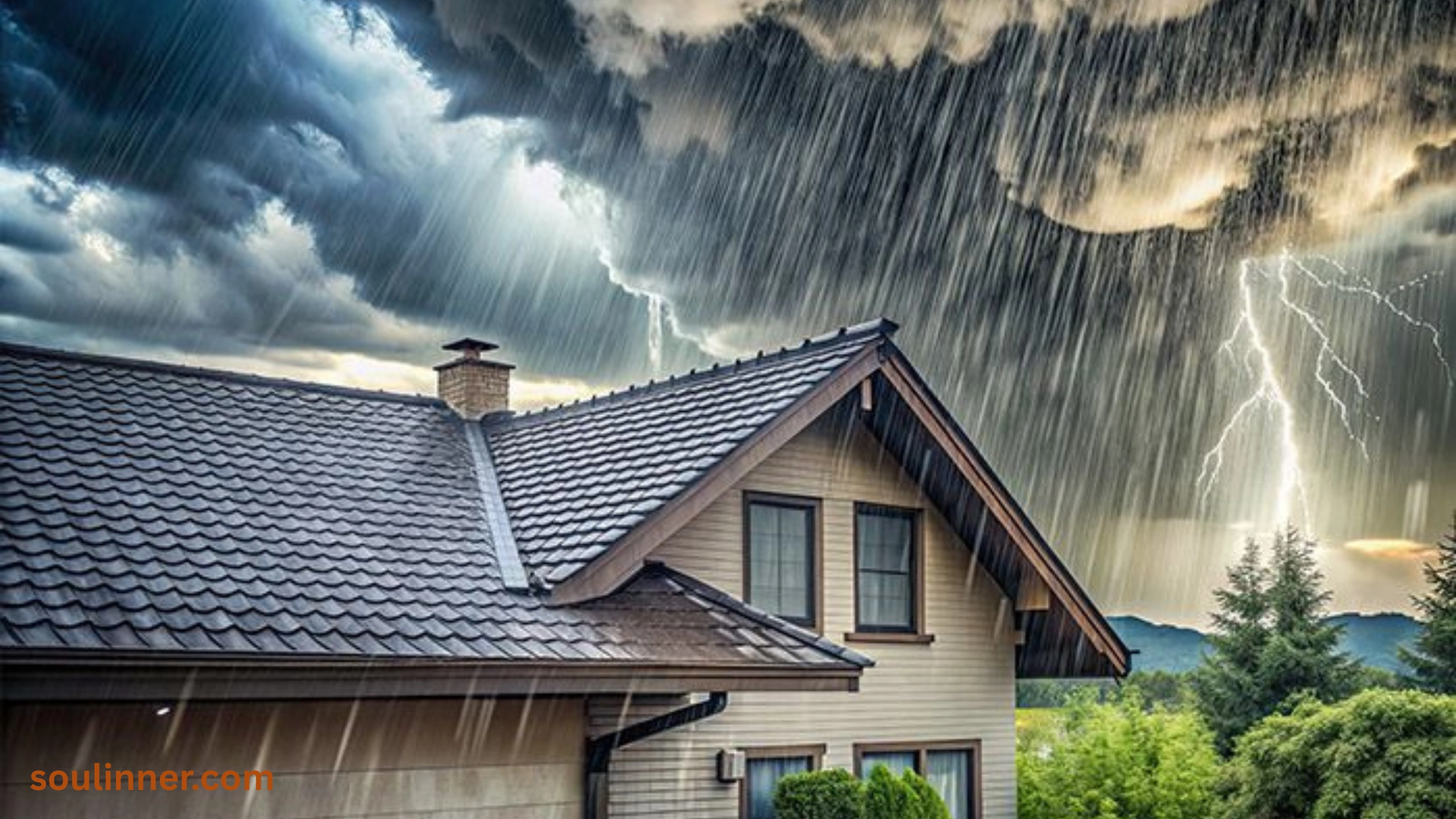 spiritual meaning of a leaking roof in a dream