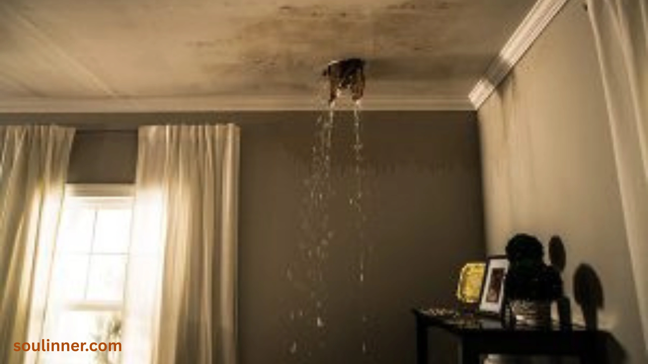 spiritual meaning of a leaking roof in a dream