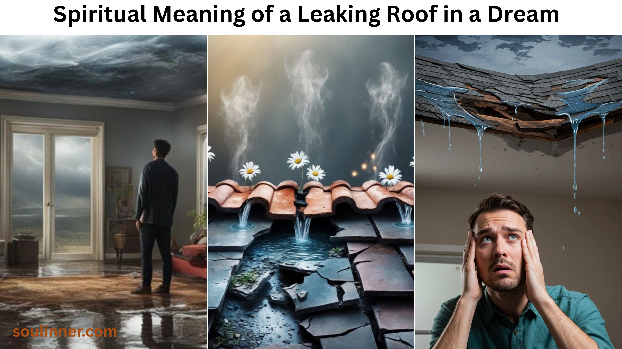 spiritual meaning of a leaking roof in a dream