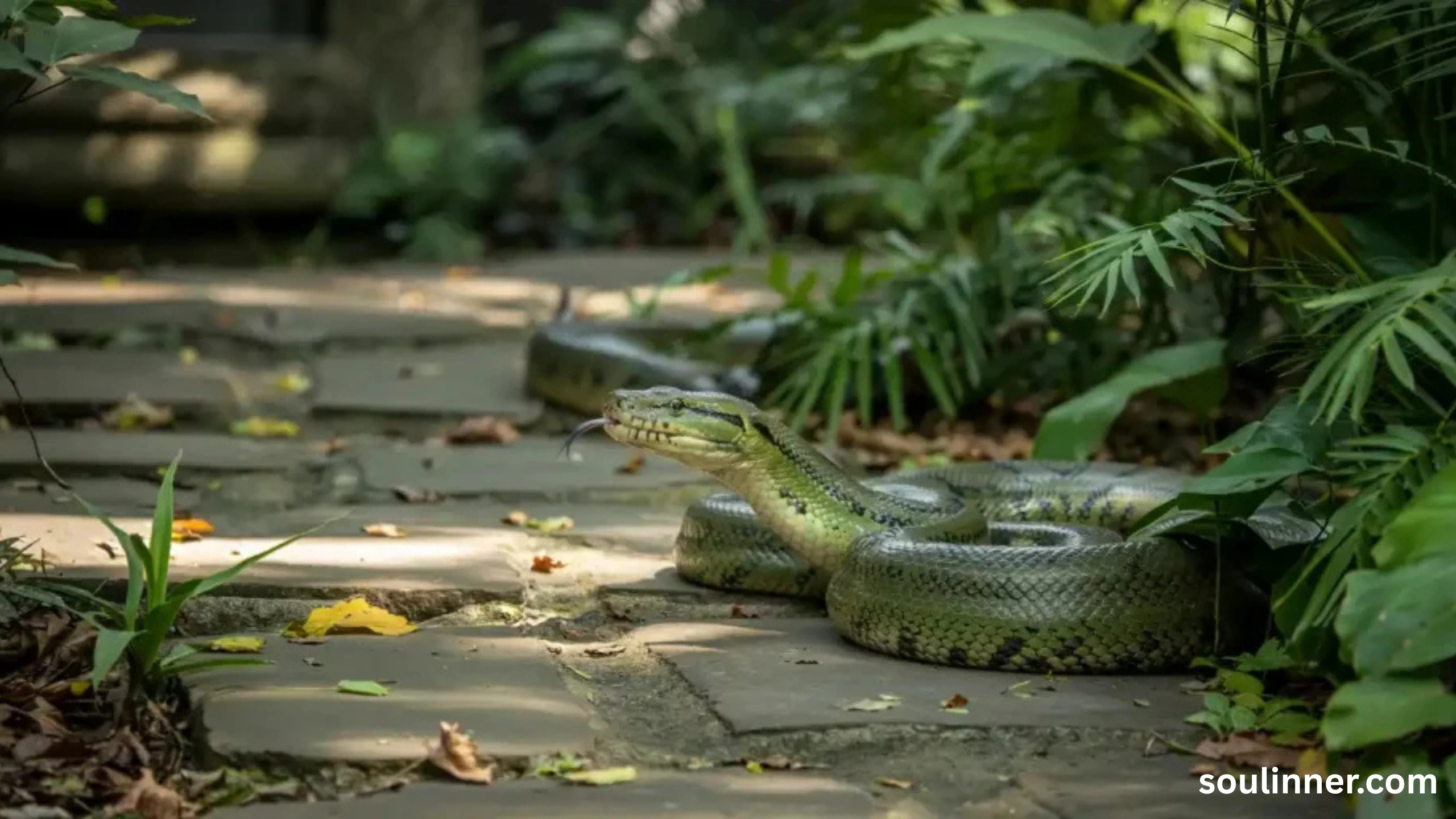 spiritual meaning of a snake crossing your path