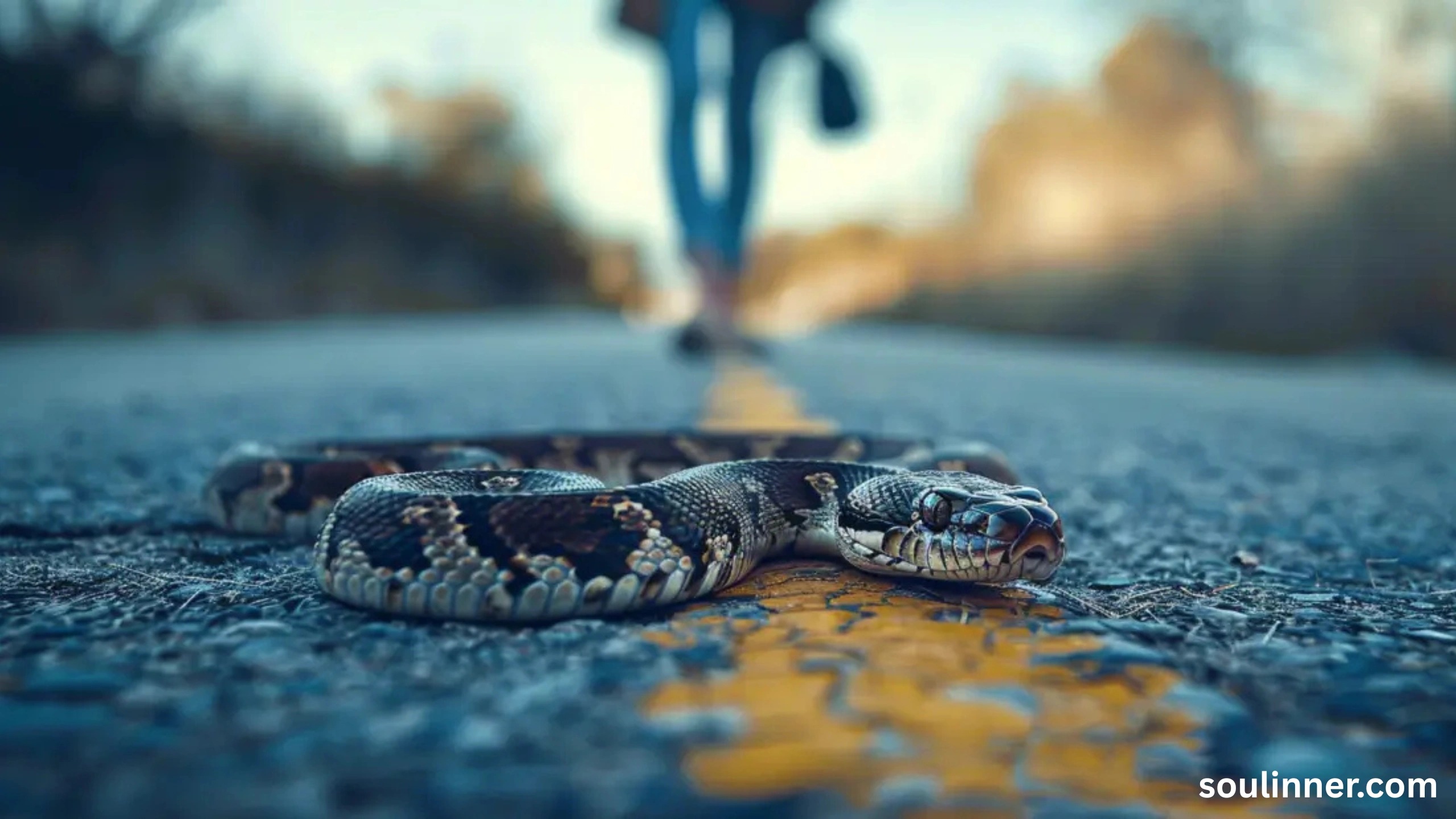 spiritual meaning of a snake crossing your path