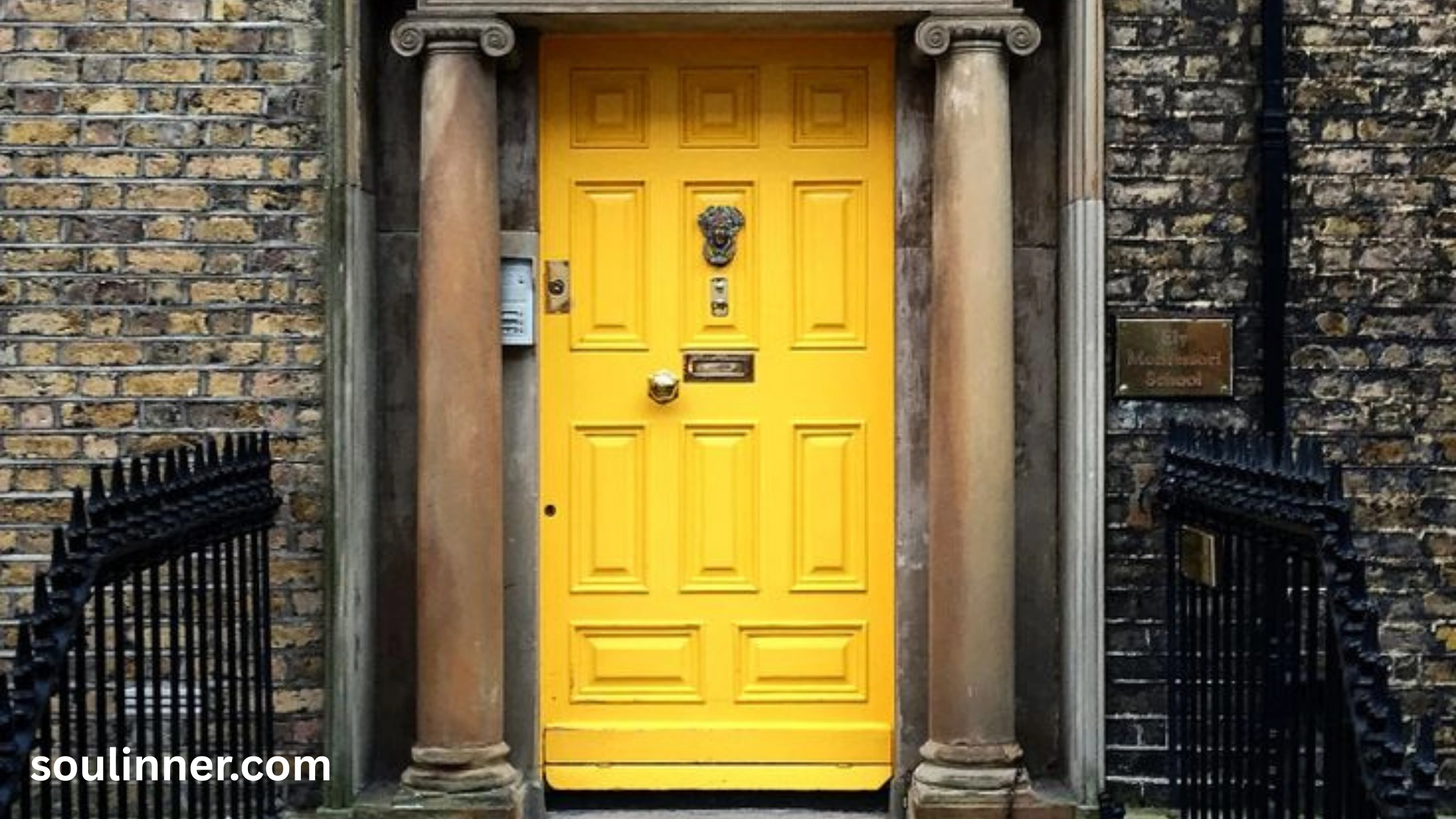 spiritual meaning of a yellow door