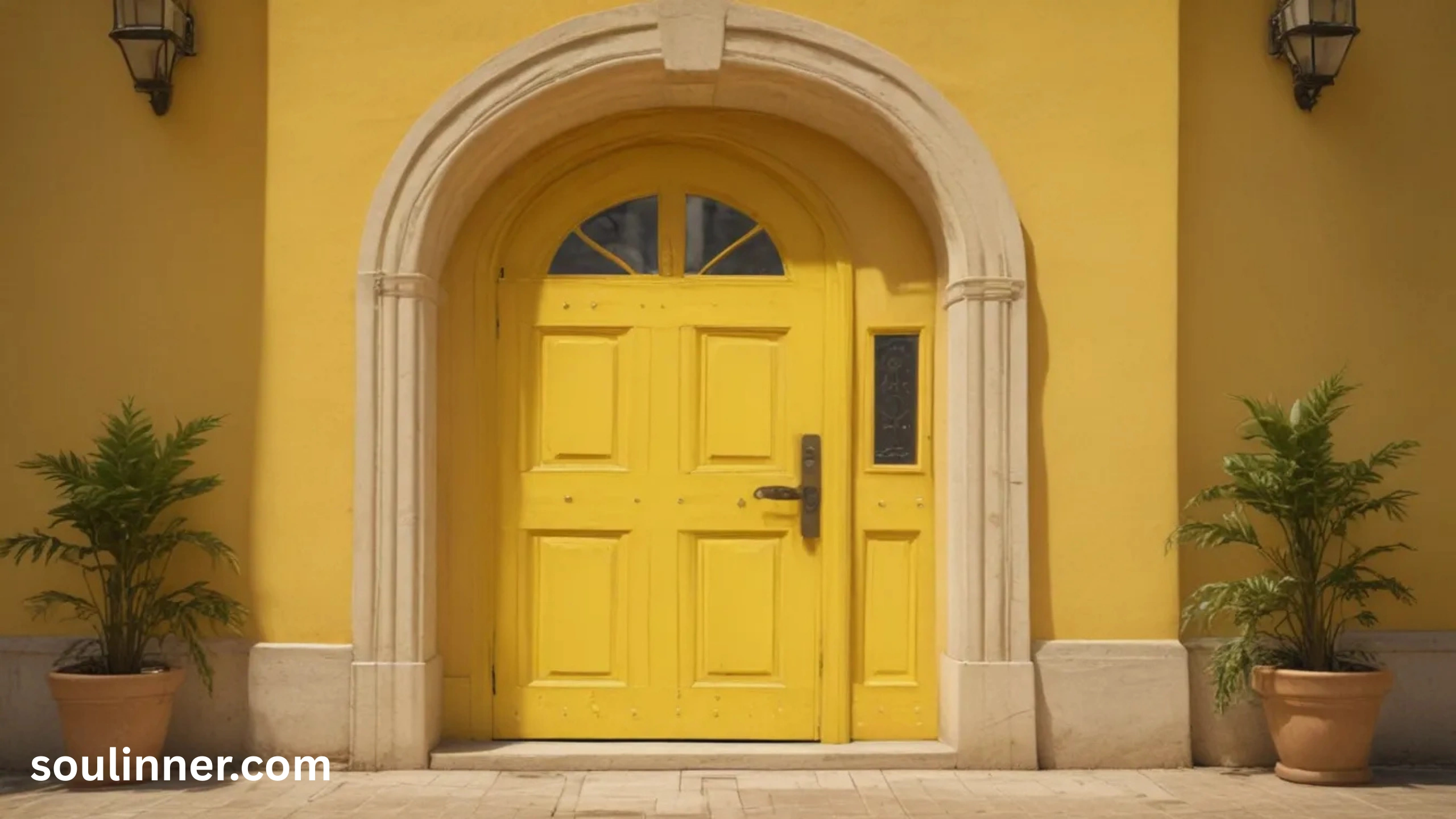 spiritual meaning of a yellow door