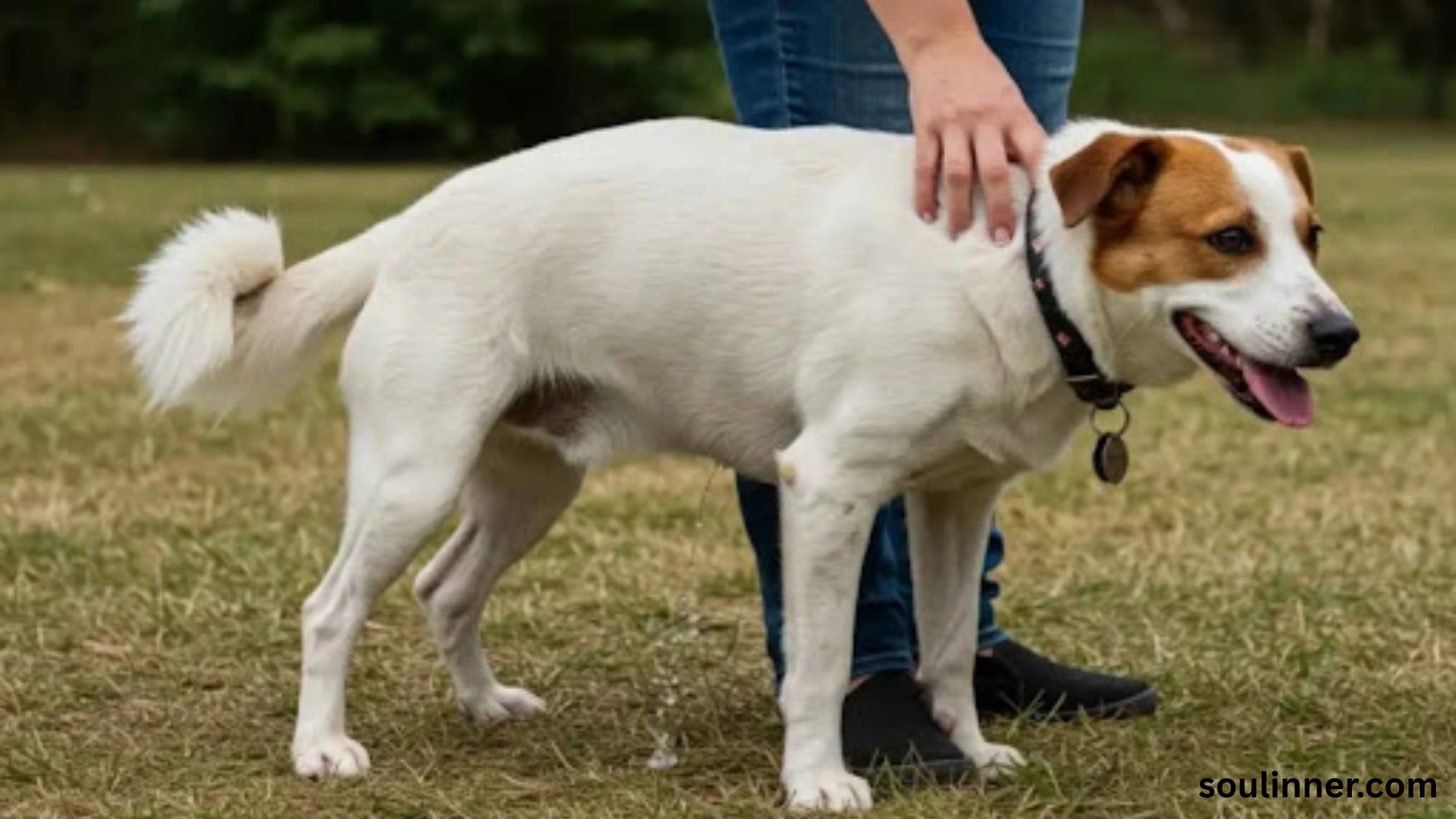 spiritual meaning of dog peeing on you