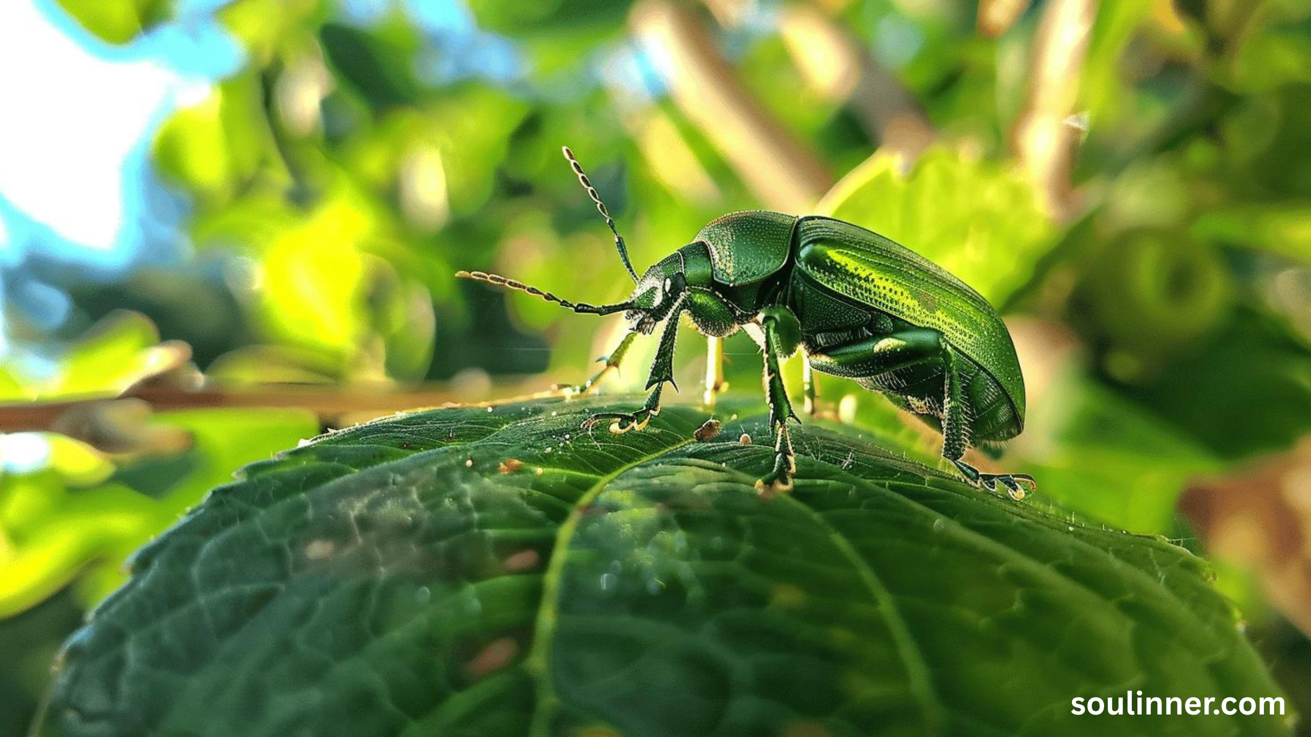 spiritual meaning of green beetle