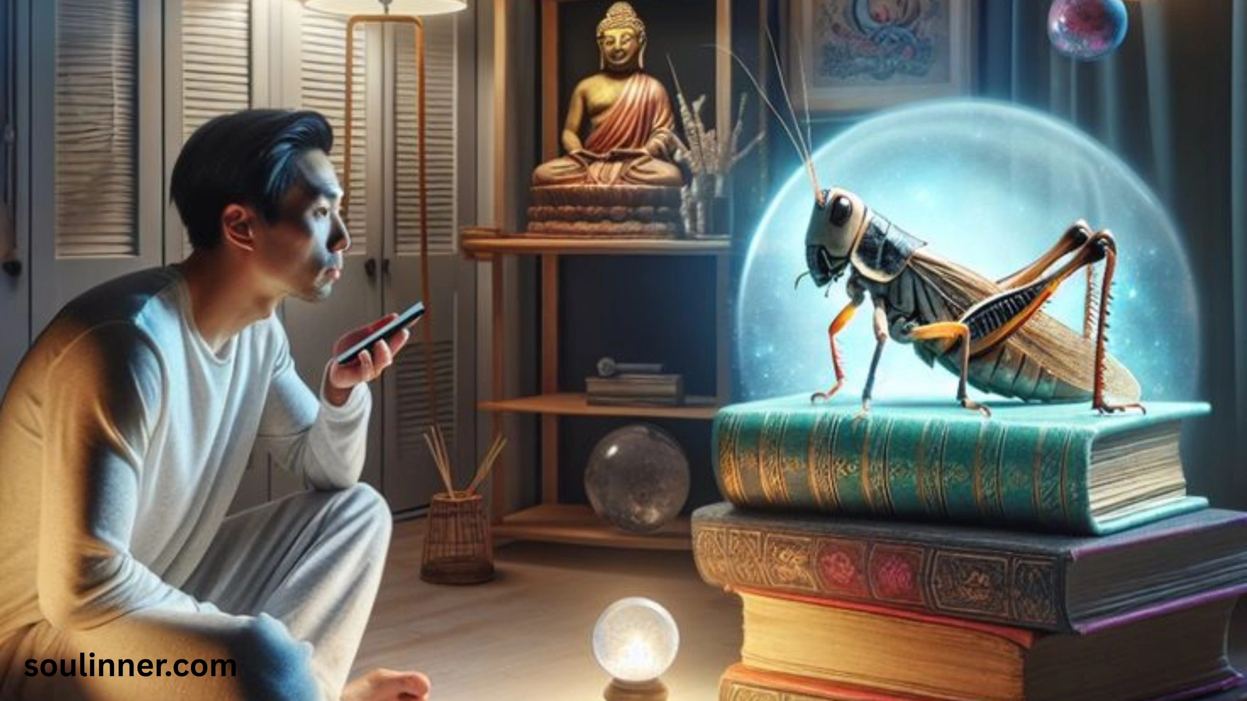 spiritual meaning of hearing crickets
