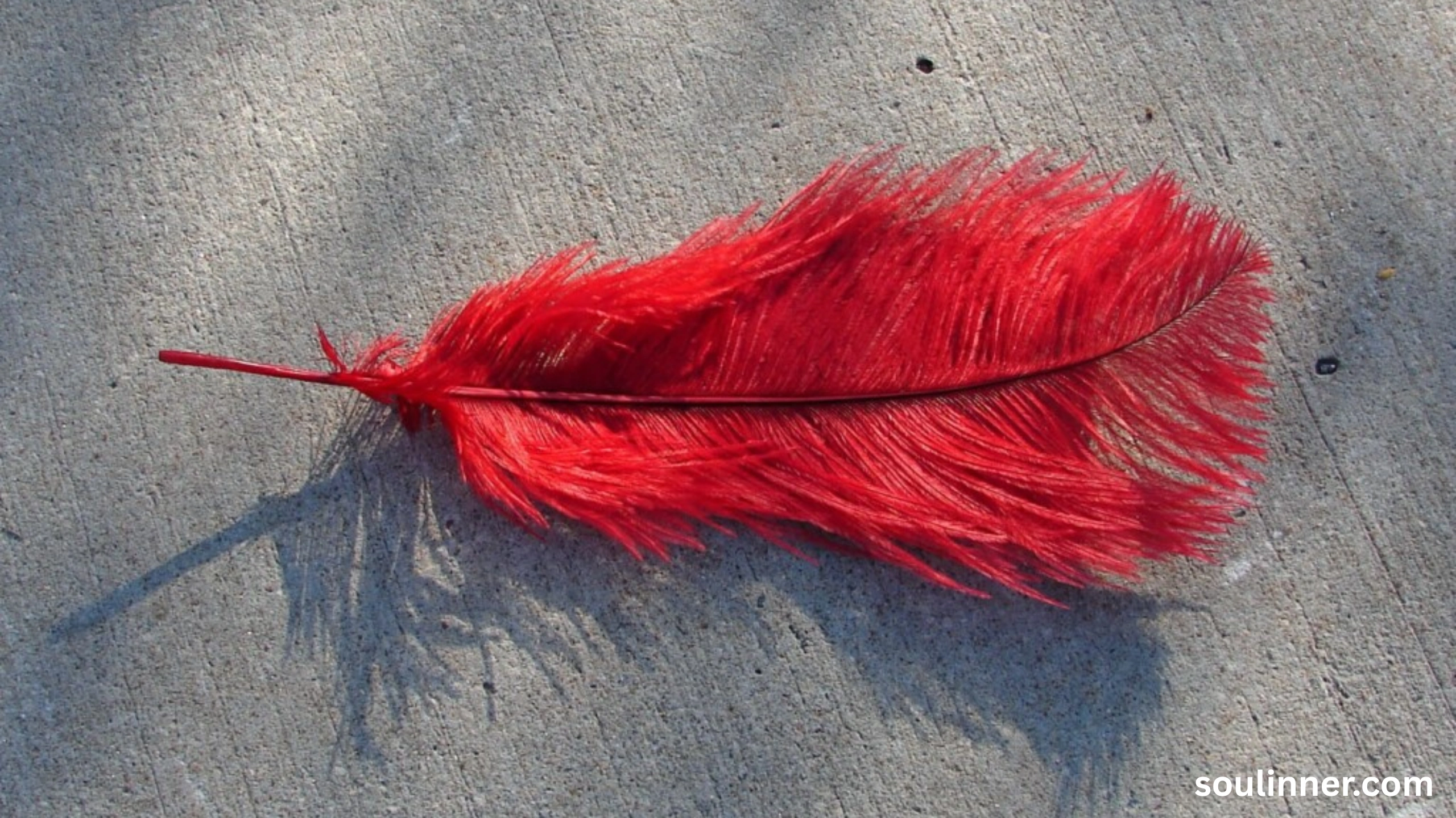 spiritual meaning of red feather