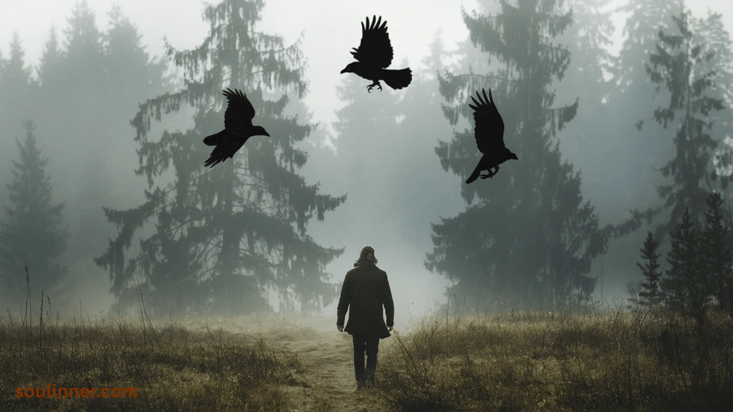 spiritual meaning of seeing 3 crows