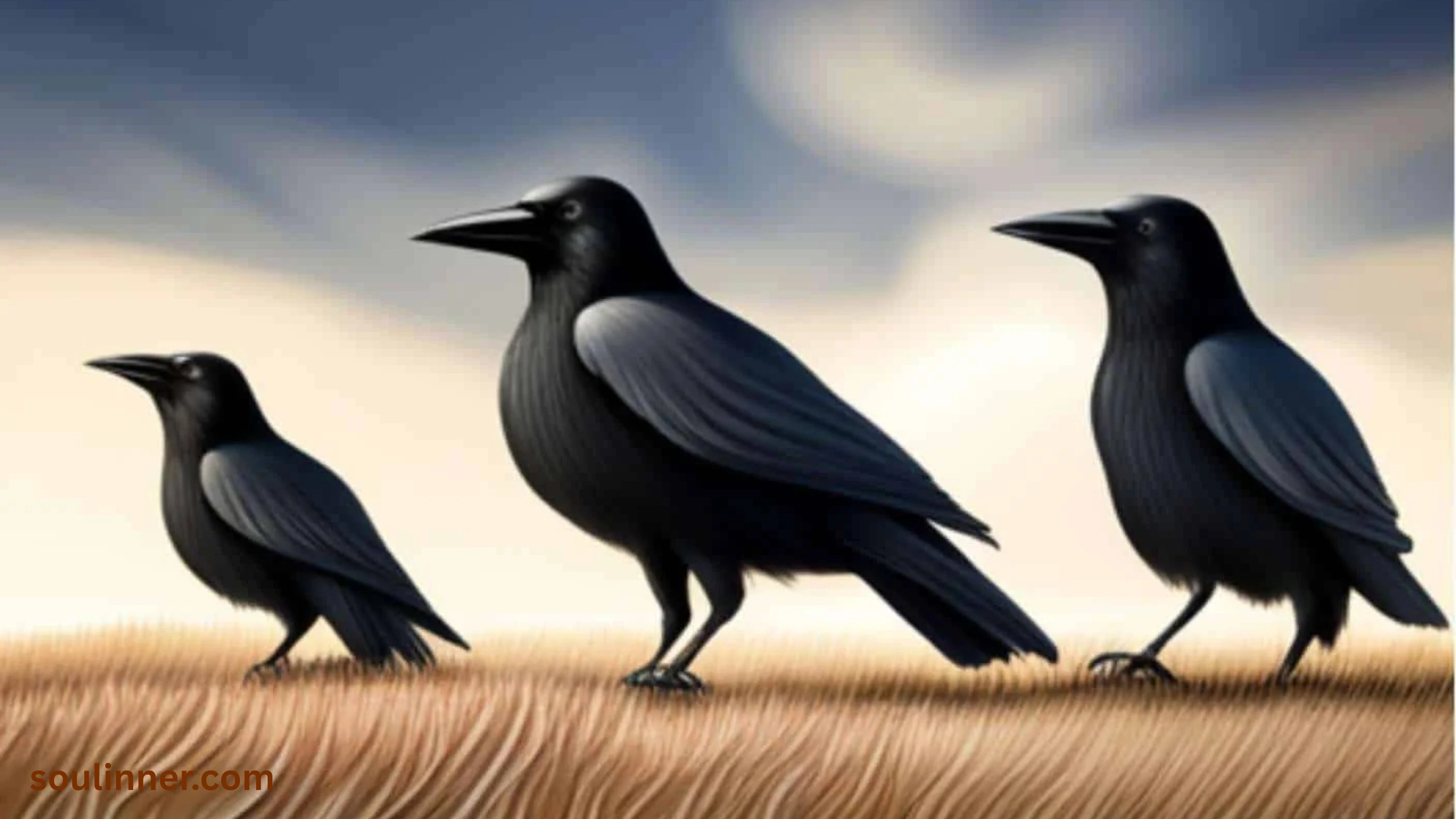 spiritual meaning of seeing 3 crows