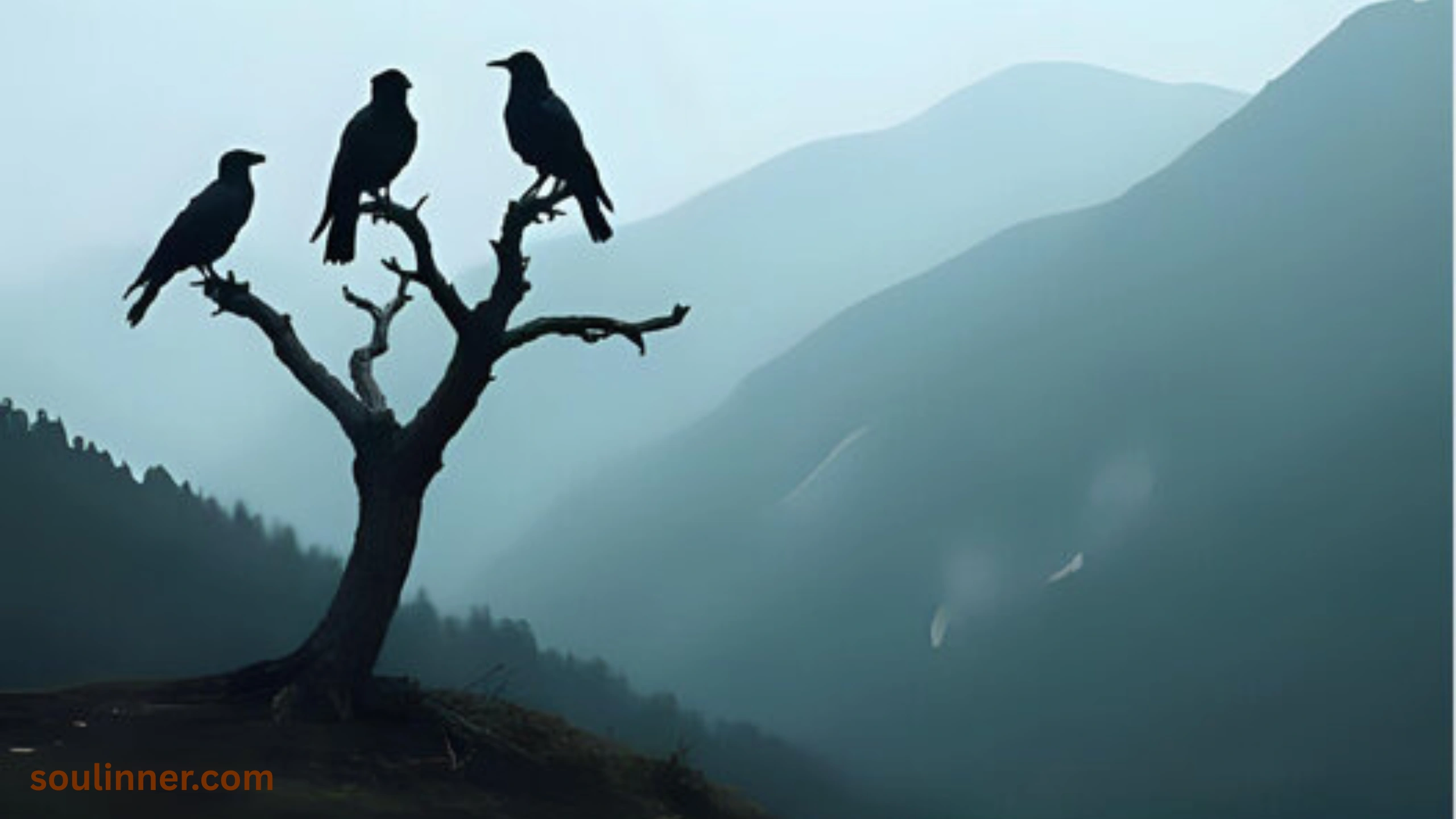 spiritual meaning of seeing 3 crows
