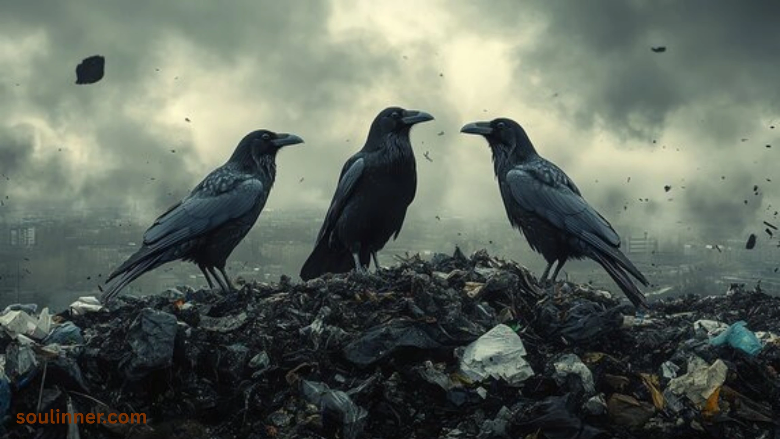 spiritual meaning of seeing 3 crows