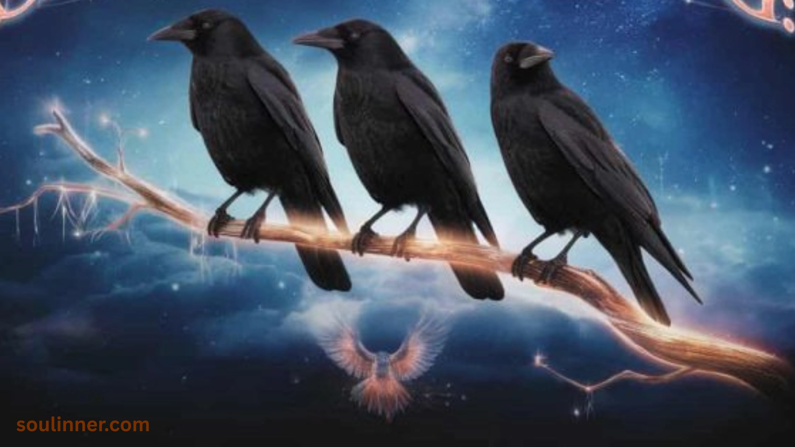 spiritual meaning of seeing 3 crows