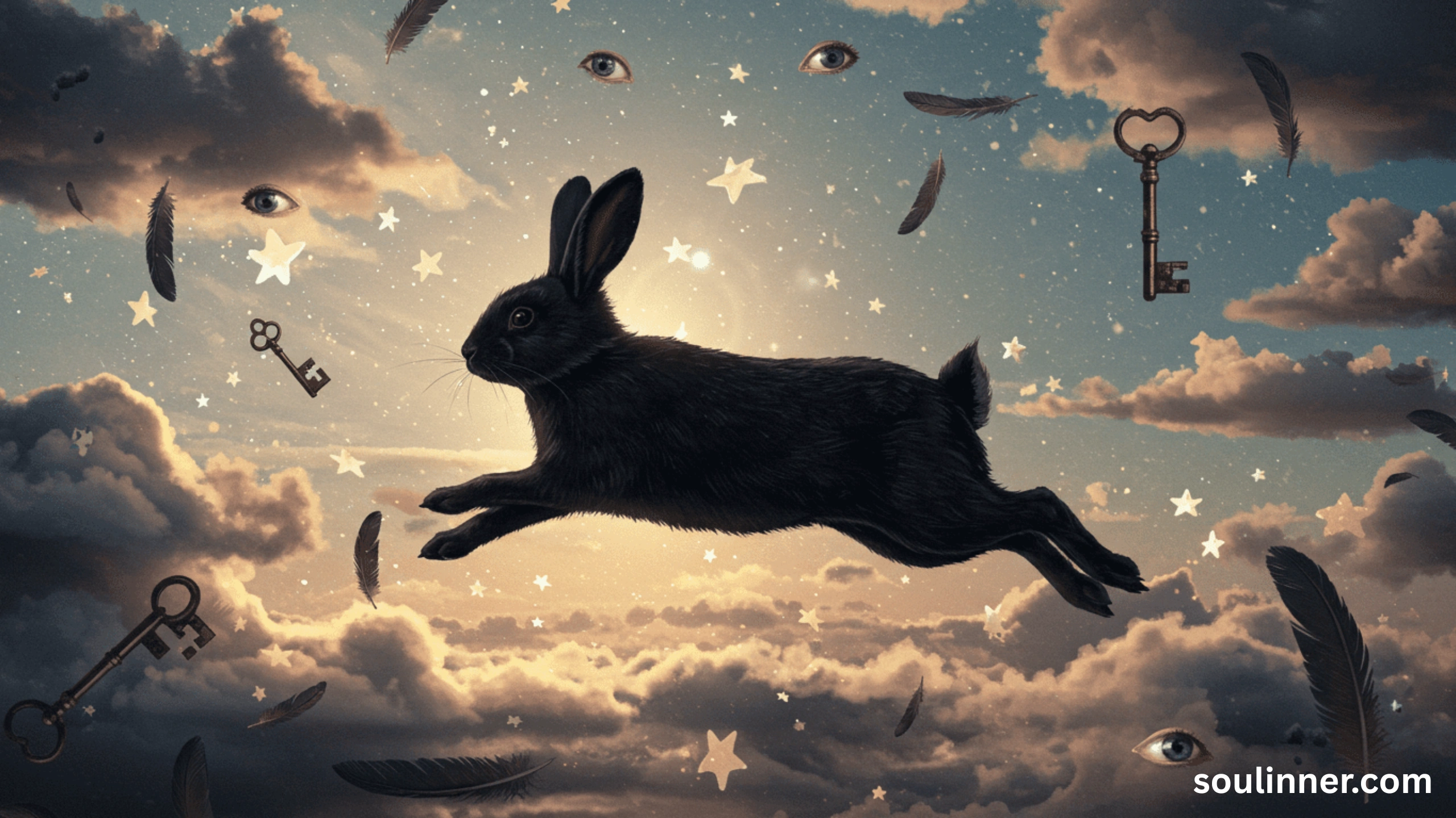spiritual meaning of seeing a black rabbit