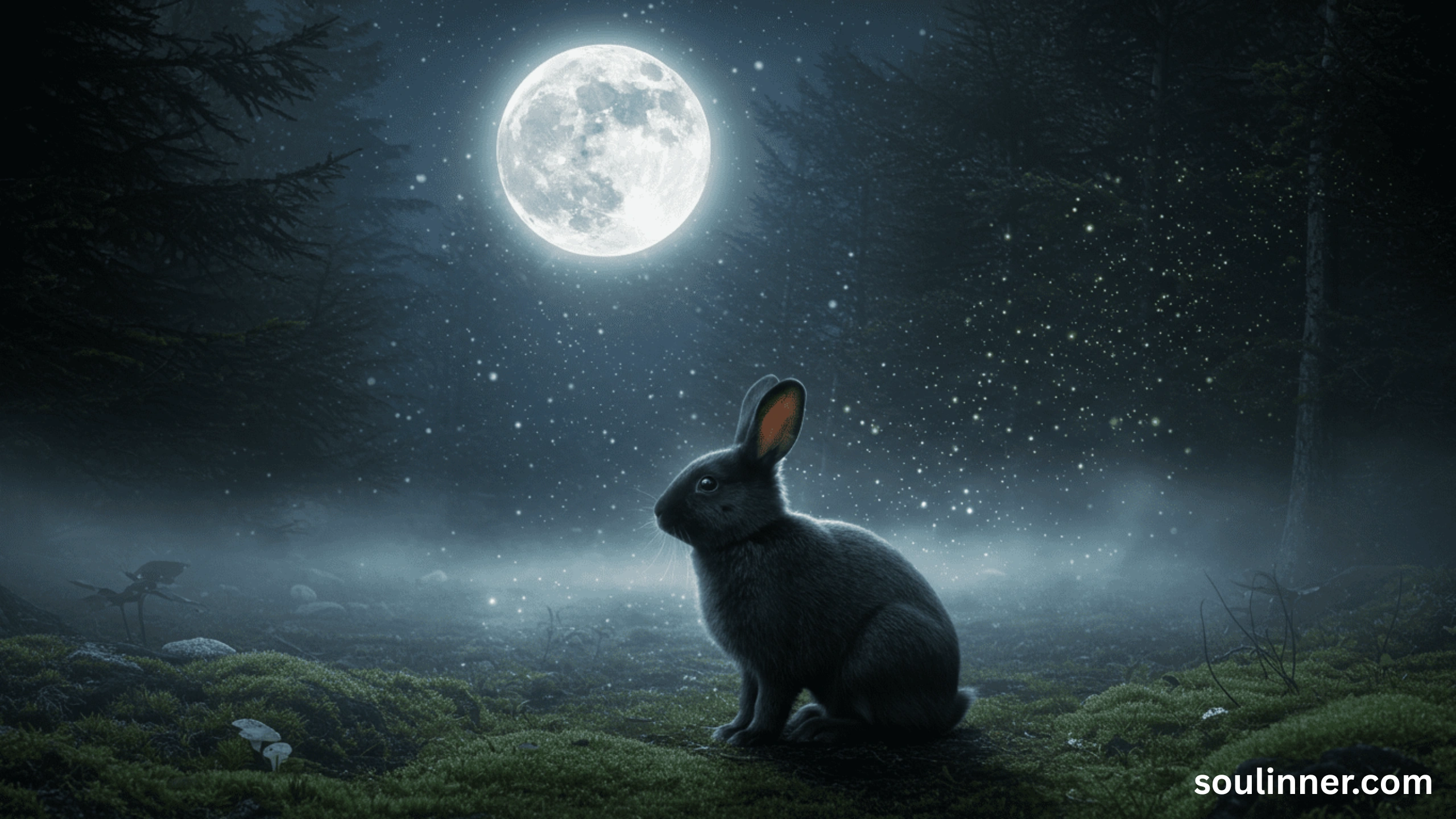 spiritual meaning of seeing a black rabbit