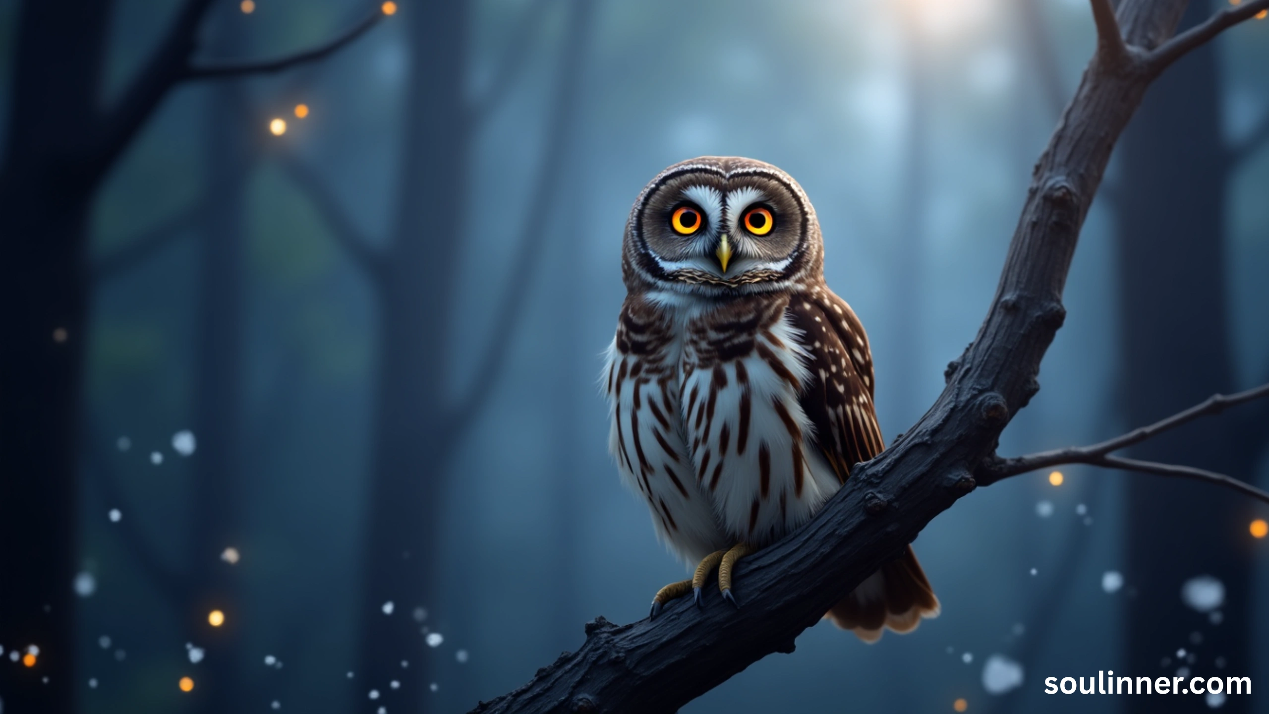 spiritual meaning of seeing an owl at night