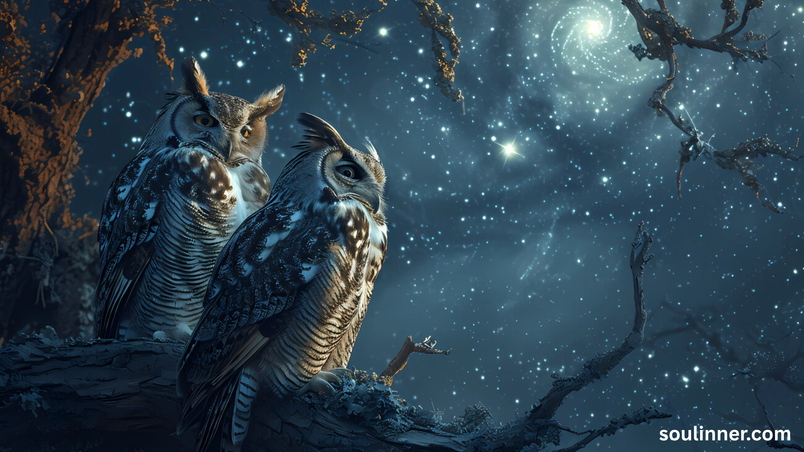 spiritual meaning of seeing an owl at night