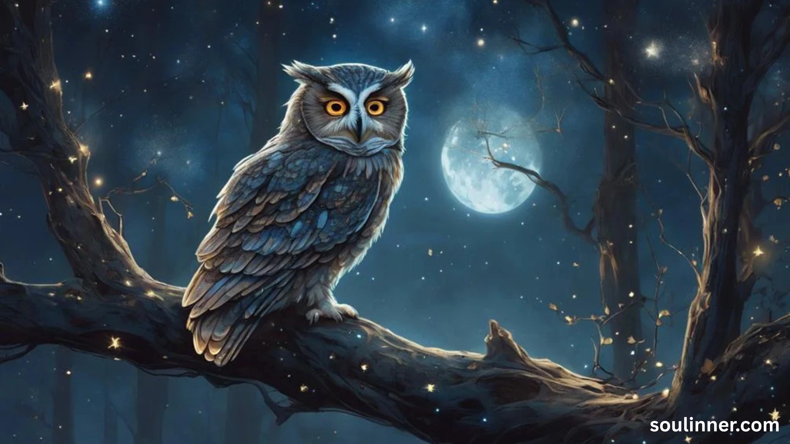 spiritual meaning of seeing an owl at night