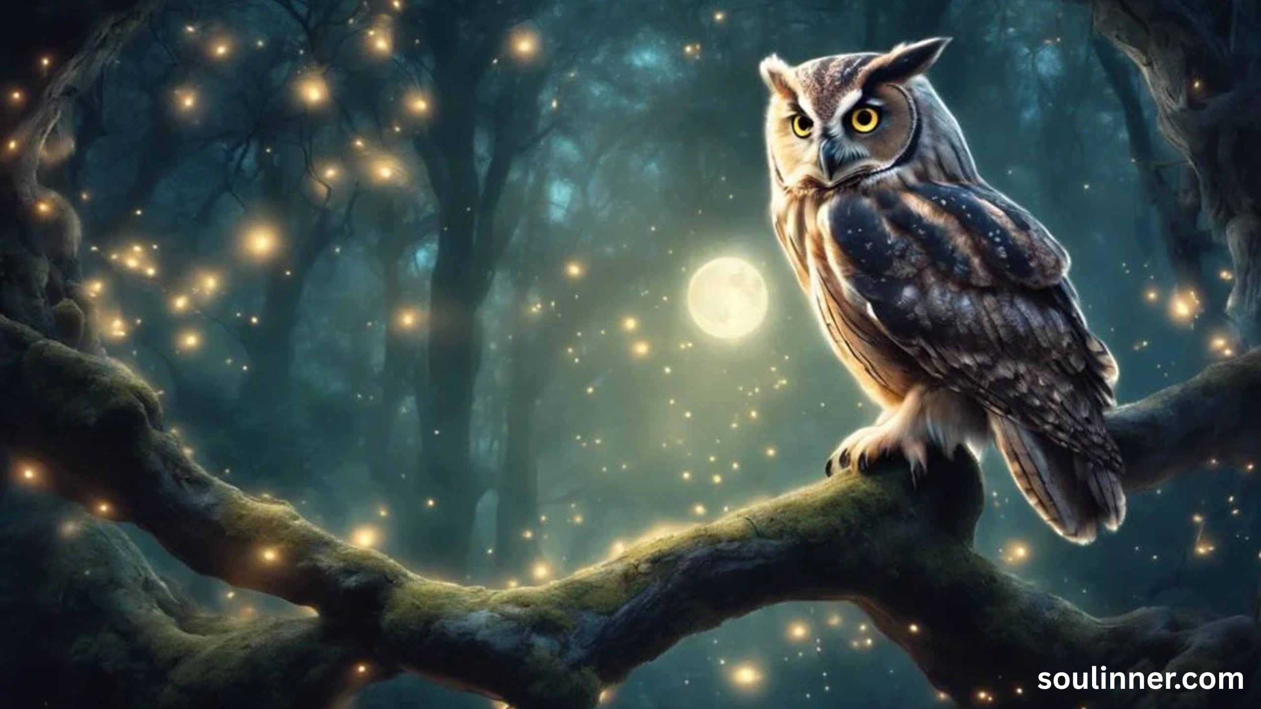 spiritual meaning of seeing an owl at night