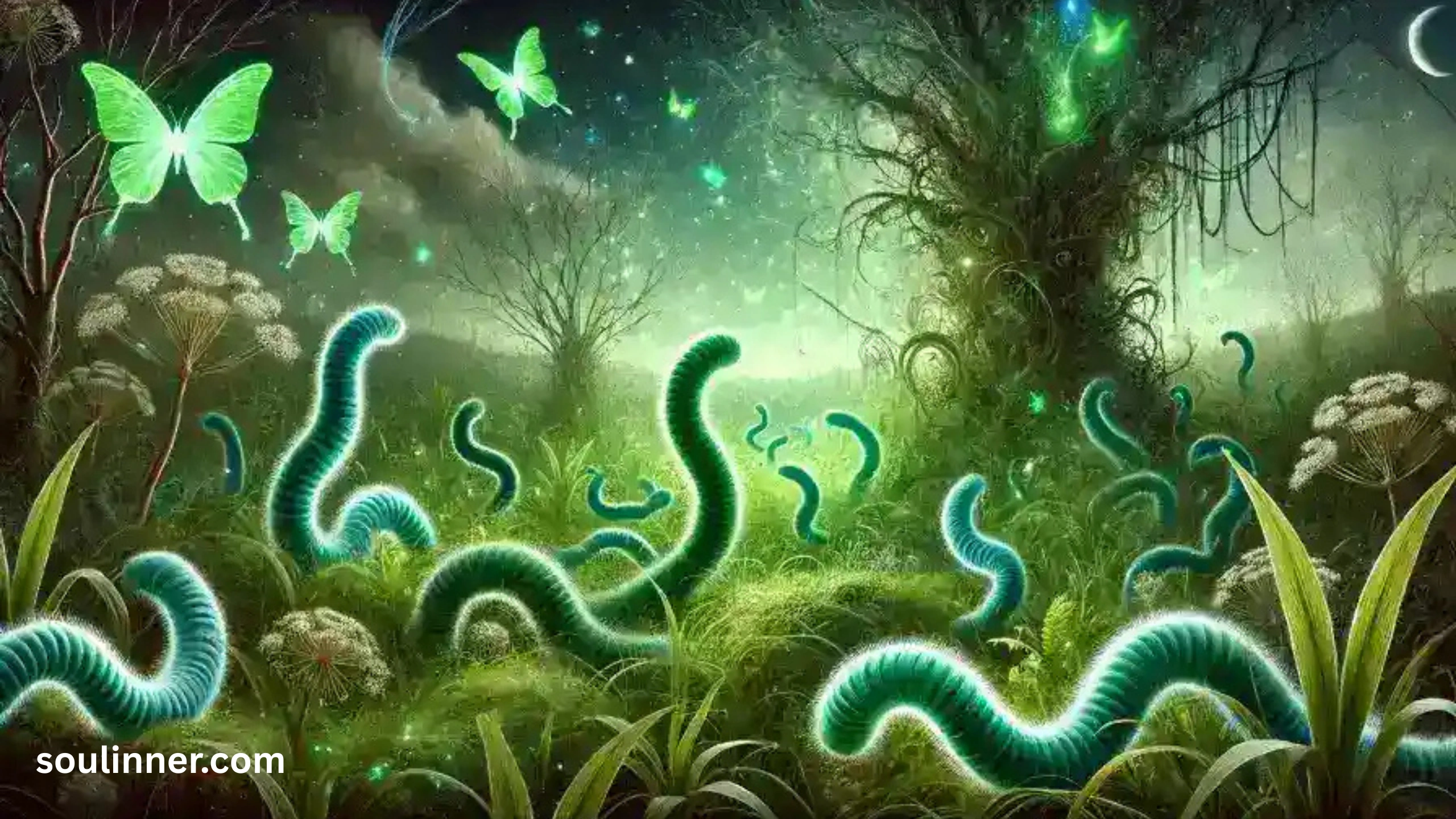 spiritual meaning of worms in house