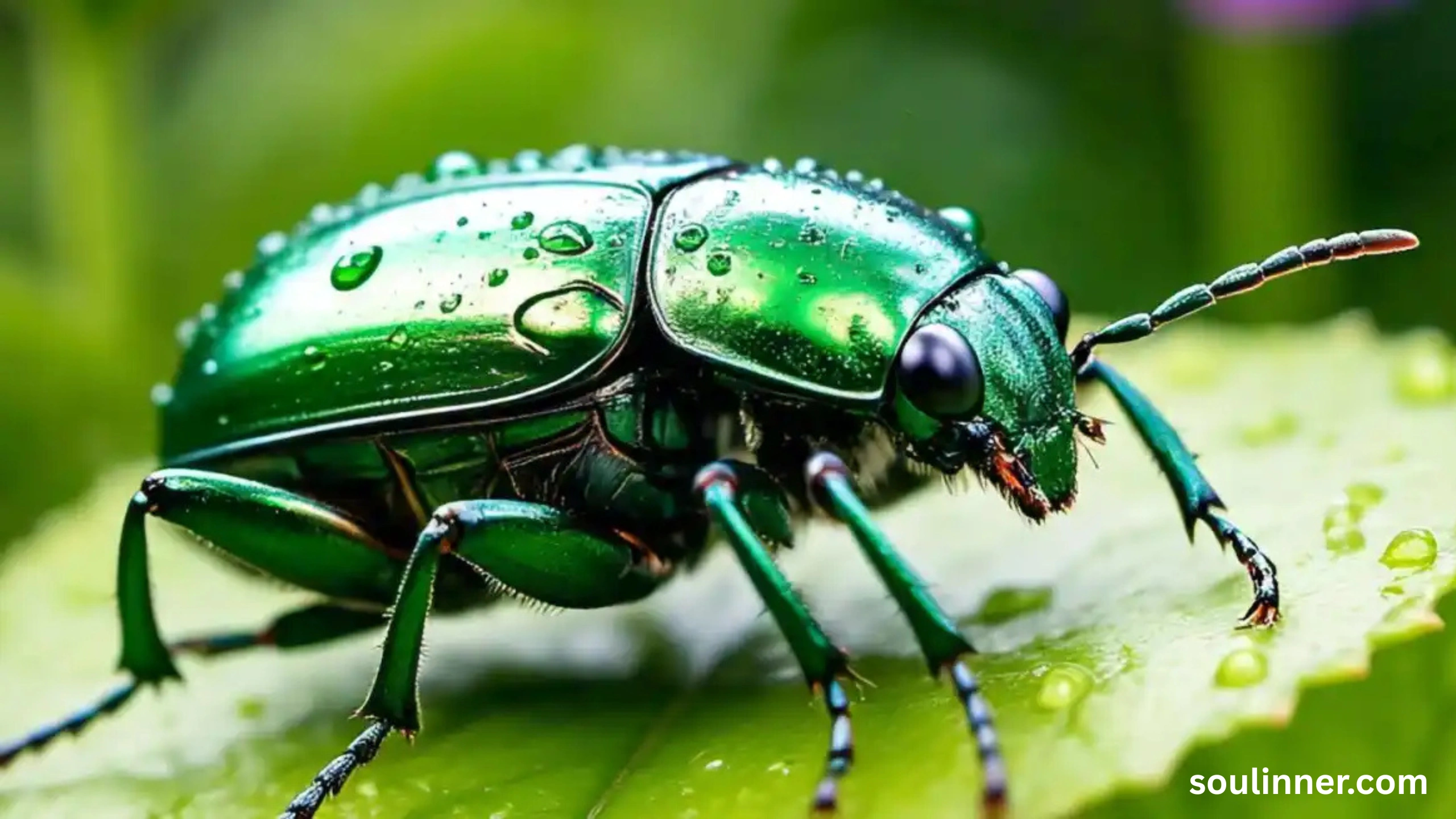 spiritual meaning of green beetle