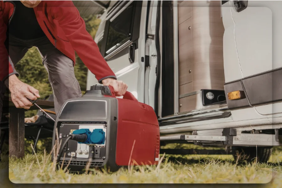 portable solar generator off grid cabin setup